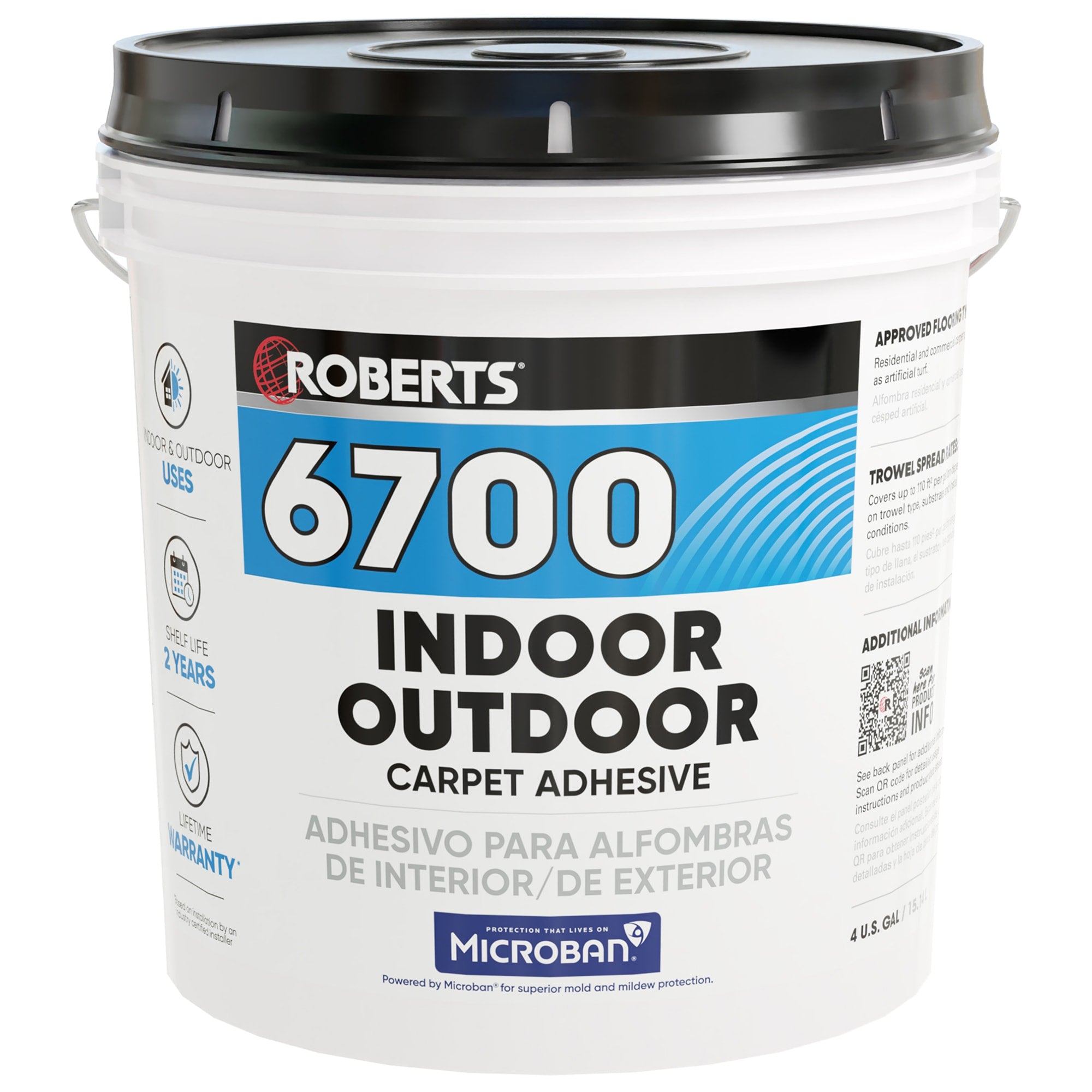 Indoor/Outdoor Carpet Adhesive - 4 Gal. (15.14 L) - 1