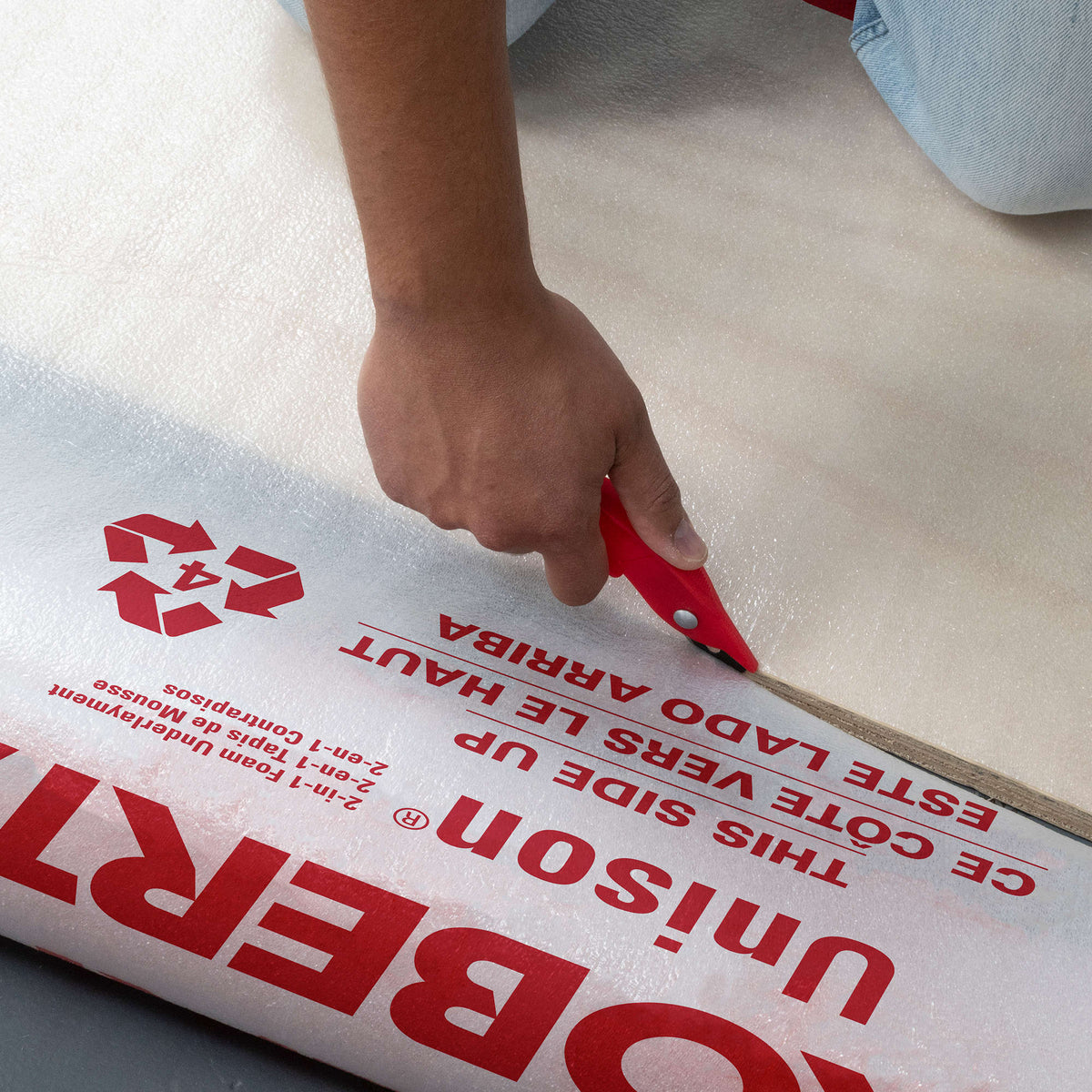 Unison Premium 2-in-1 Underlayment Roll - 100 sq. ft. (48" x 25') - 6