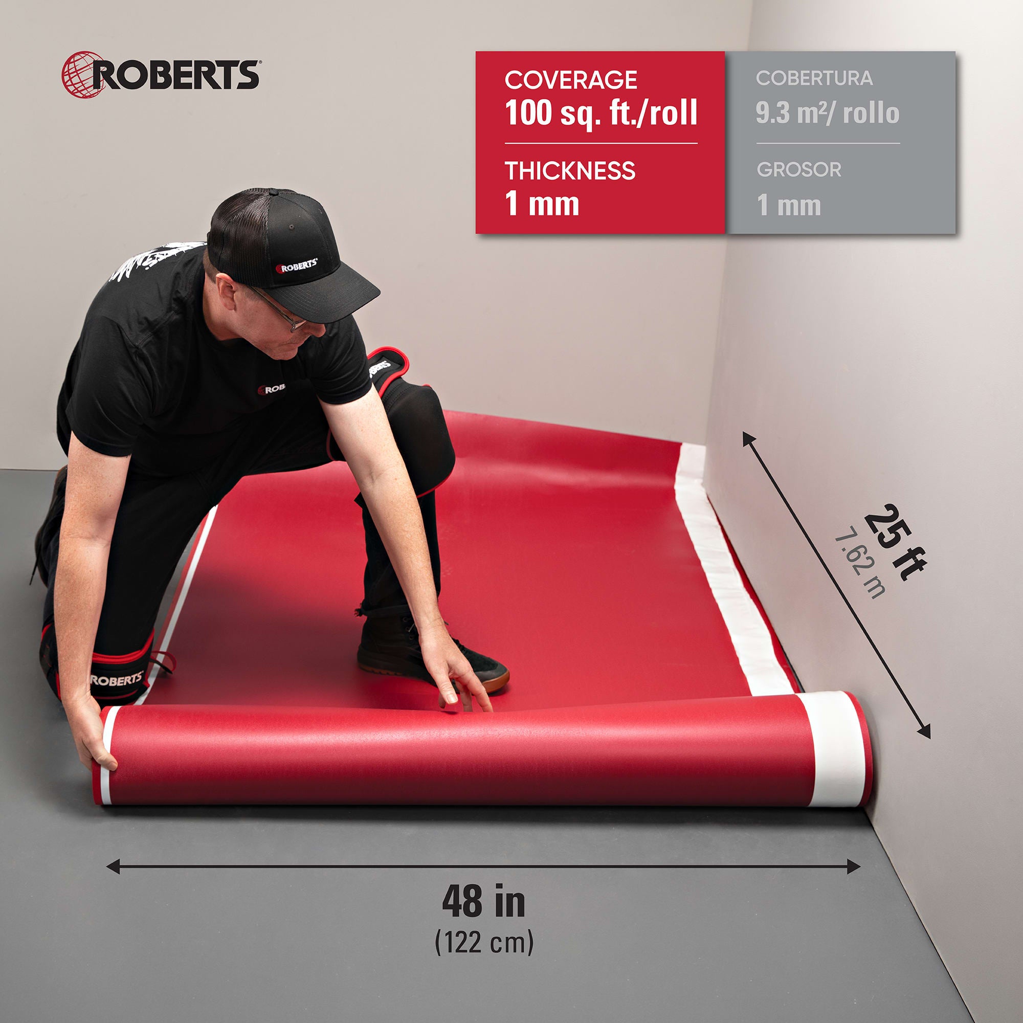AcoustiShield Premium Underlayment for Luxury Vinyl Plank - 100 sf - 8