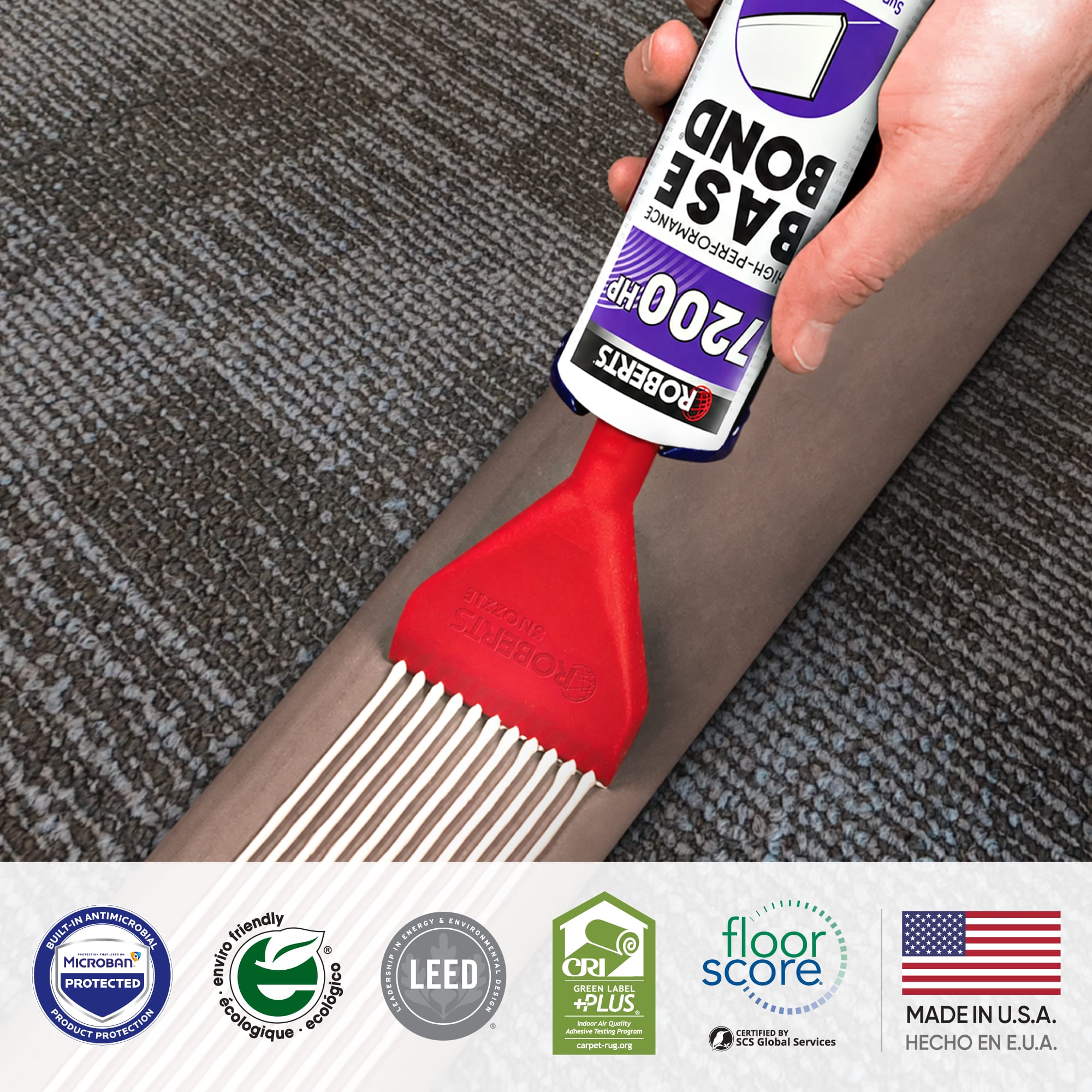High-Performance BASE BOND Wall Base Adhesive - 30 Oz. (887 mL) - 3