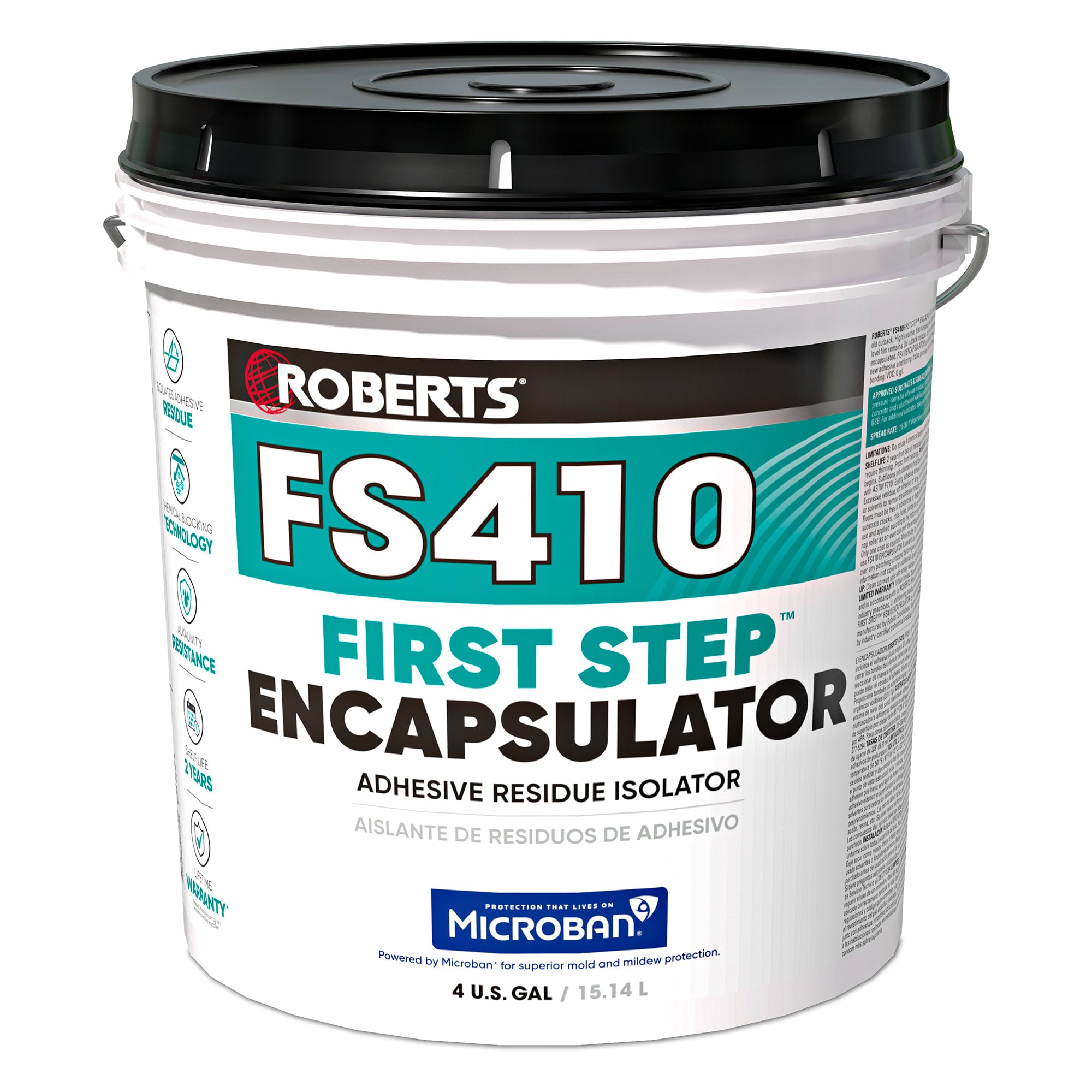 FS410 First Step Encapsulator Adhesive Residue Isolator-4 Gal/15.14 L - 1