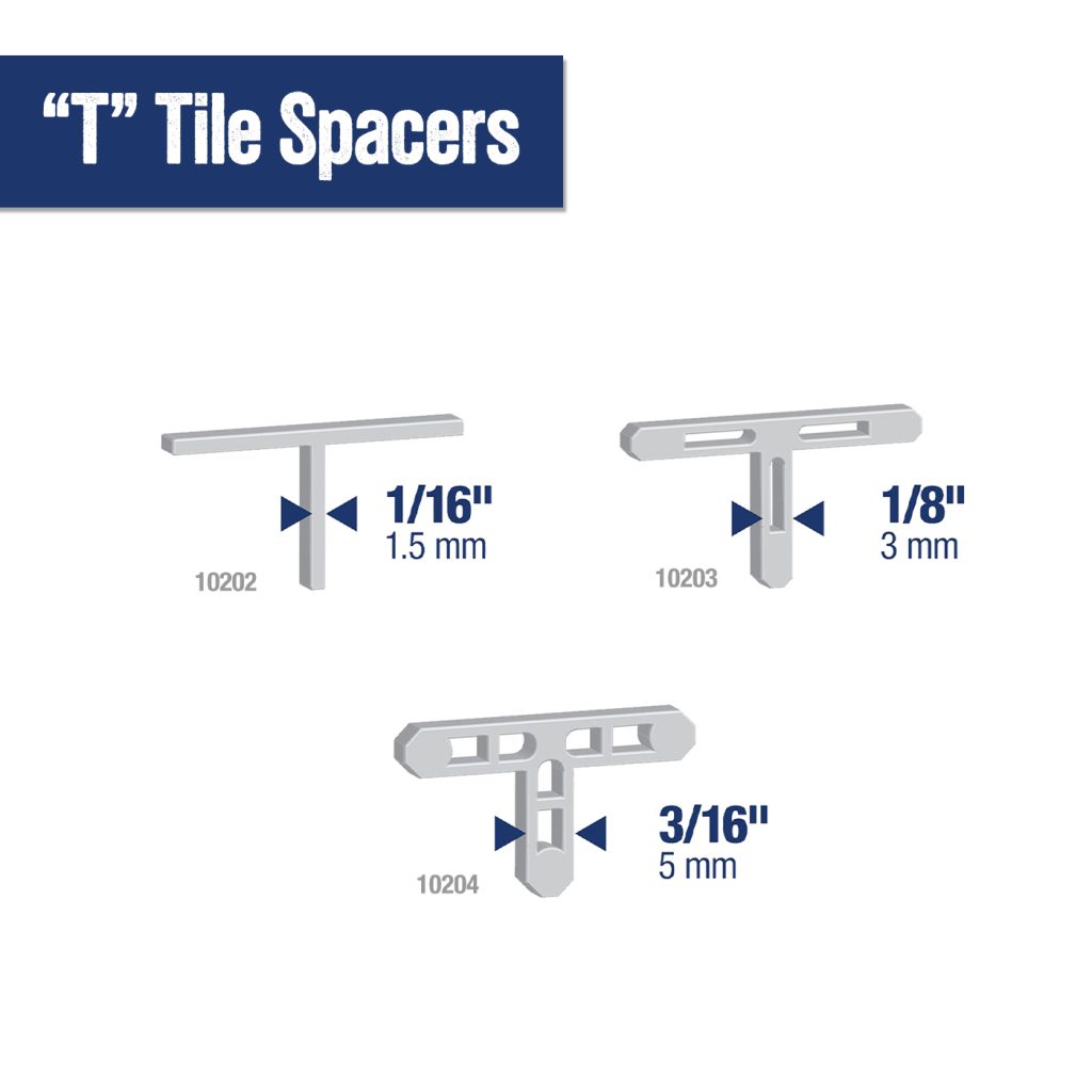 “T” Tile Spacers