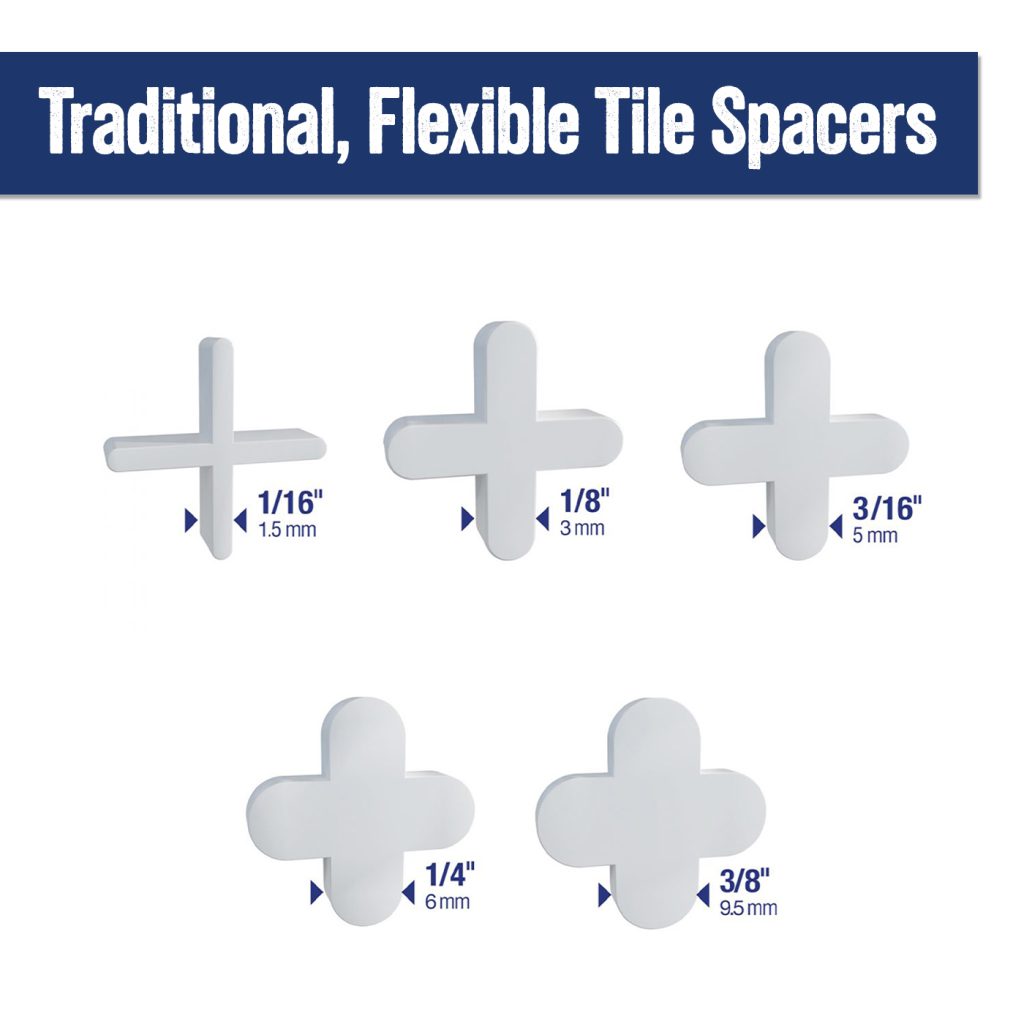 Traditional, Flexible Tile Spacers