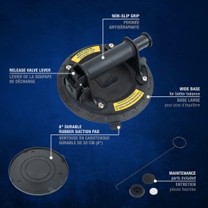 8" Vacuum Pump Suction Cup