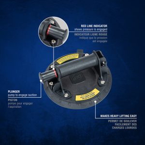 8" Vacuum Pump Suction Cup