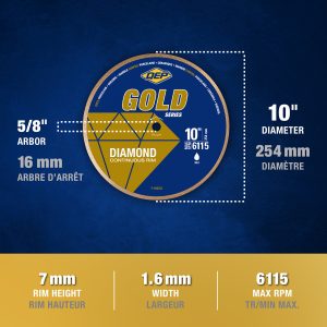 Gold Series Diamond Blades