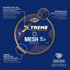 Xtreme™ Pro Series Mesh Diamond Blades