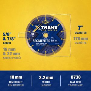 Xtreme™ Pro Series Segmented Blades