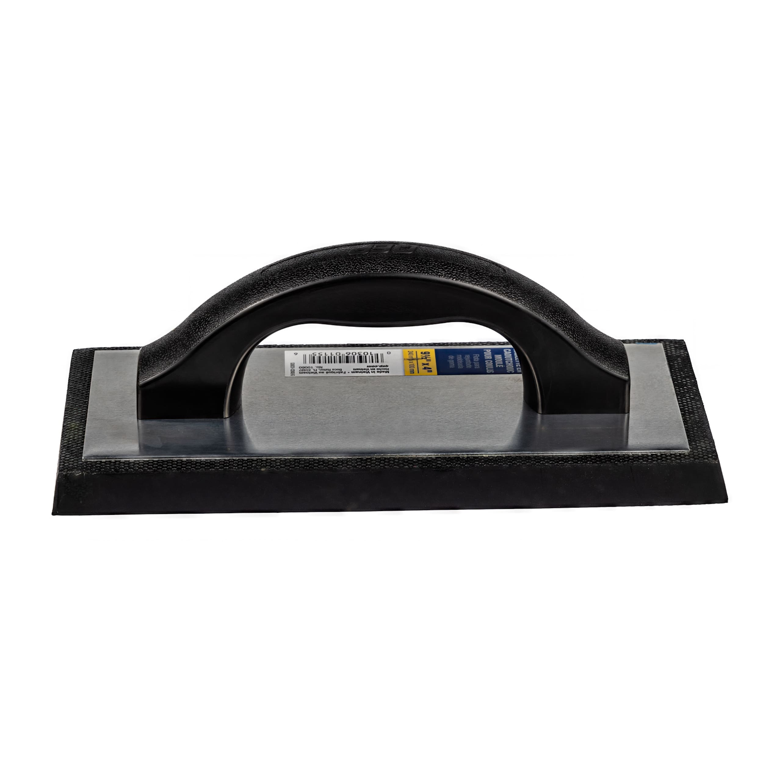 4" x 9.5" Molded Rubber Grout Float with Non-Stick Gum Rubber - 360 Spin Image - 1