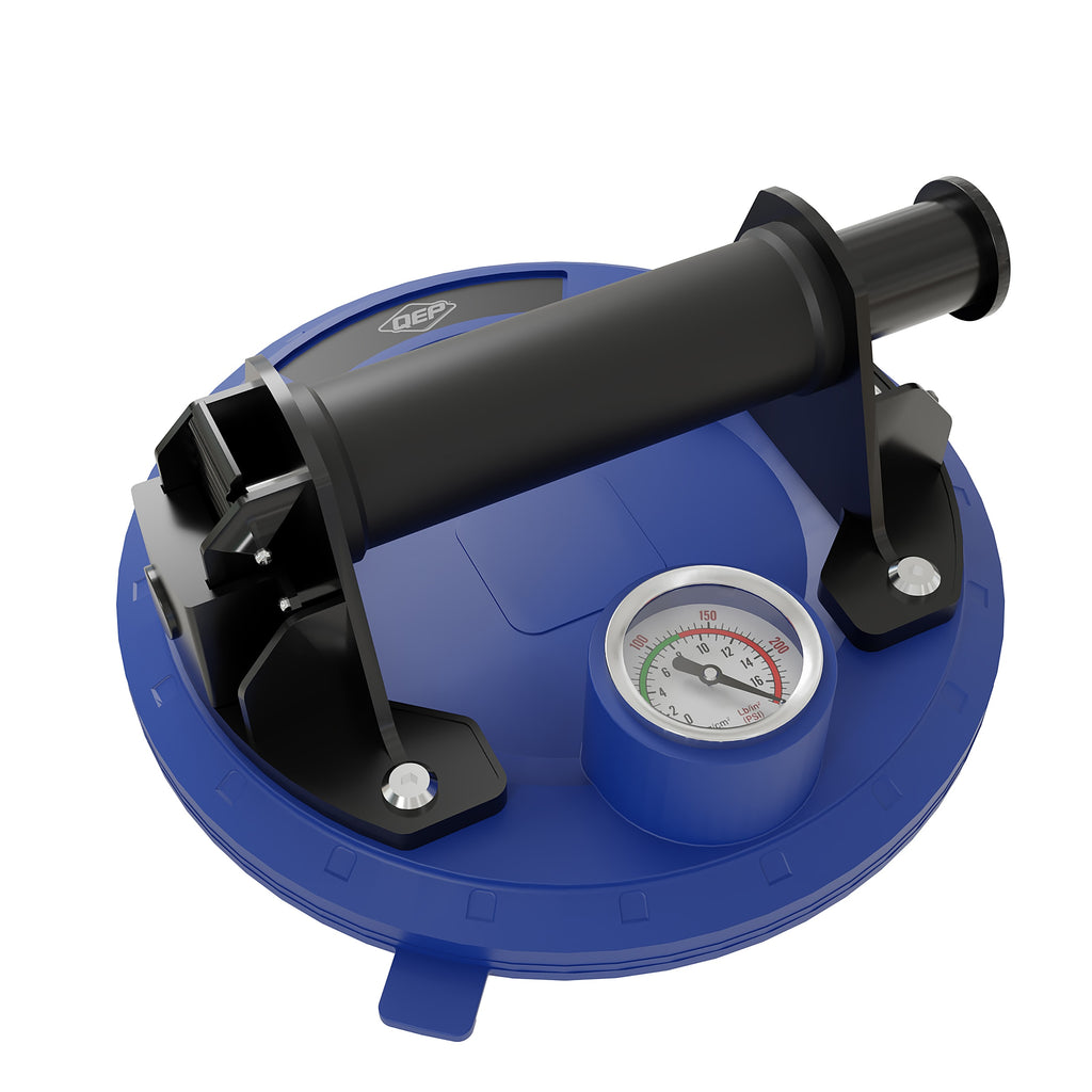 8" Pump Suction Cup with Safety Gauge%2C 285 lb. Lifting Capacity - 360 Spin Image - 1