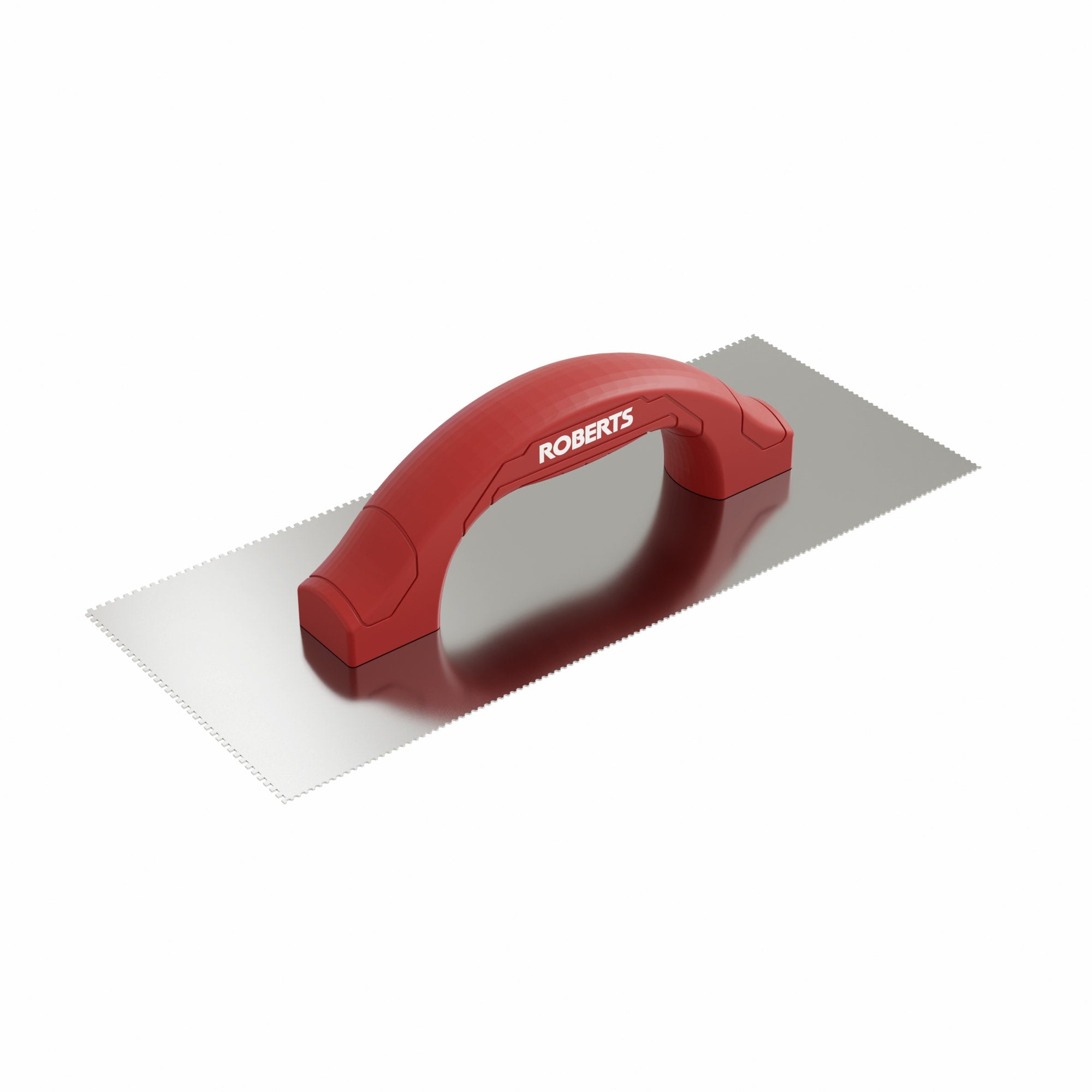 1/16" Sq & 1/16" x 1/32" x 1/32" U Dual-Notch Trowel w/ Comfort Grip - 360 Spin Image - 2