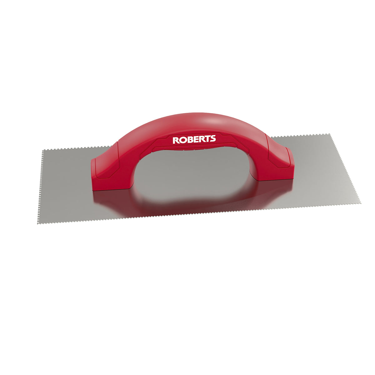 1/4" Flat V & 1/8" Square Dual-Notch Trowel w/ Comfort Grip - 360 Spin Image - 3