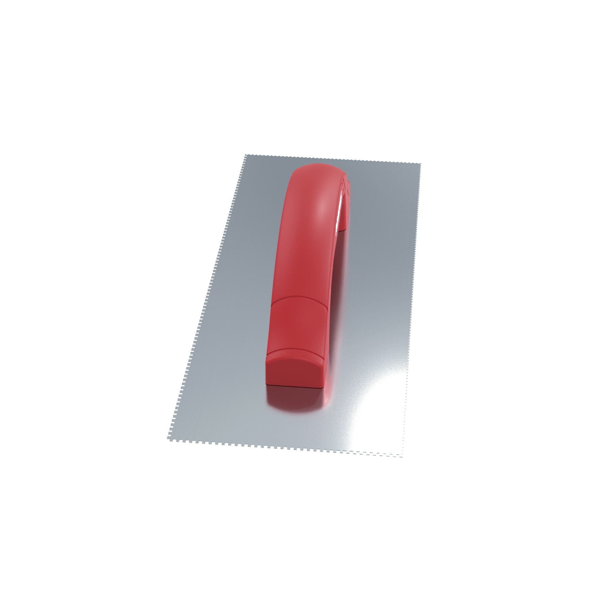 1/4" Flat V & 1/8" Square Dual-Notch Trowel w/ Comfort Grip - 360 Spin Image - 4