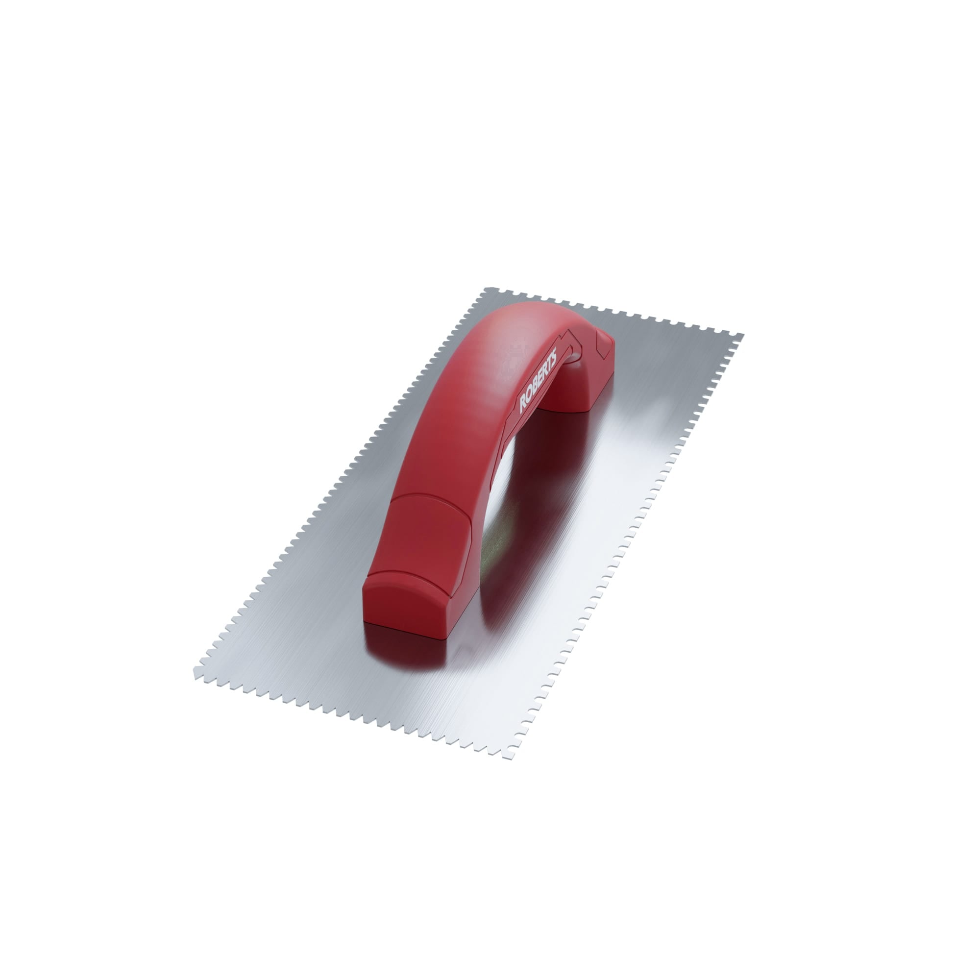 1/4" Flat V & 1/8" U Dual-Notch Trowel w/ Comfort Grip - 360 Spin Image - 4