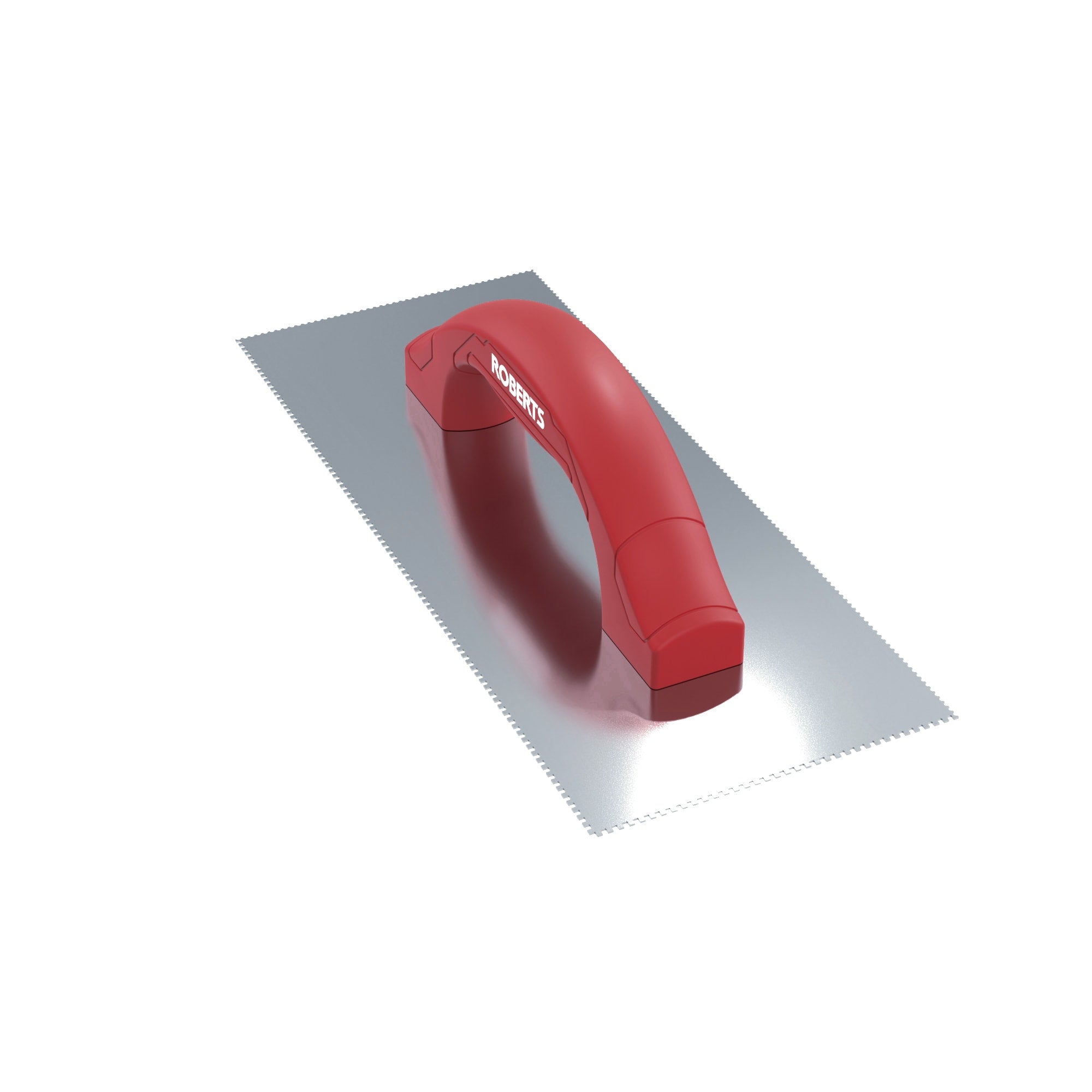 1/4" Flat V & 1/8" Square Dual-Notch Trowel w/ Comfort Grip - 360 Spin Image - 6