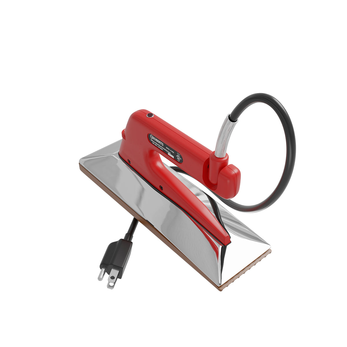 Deluxe Heat Bond Carpet Iron with Non-Stick%2C Grooved Base - 360 Spin Image - 7