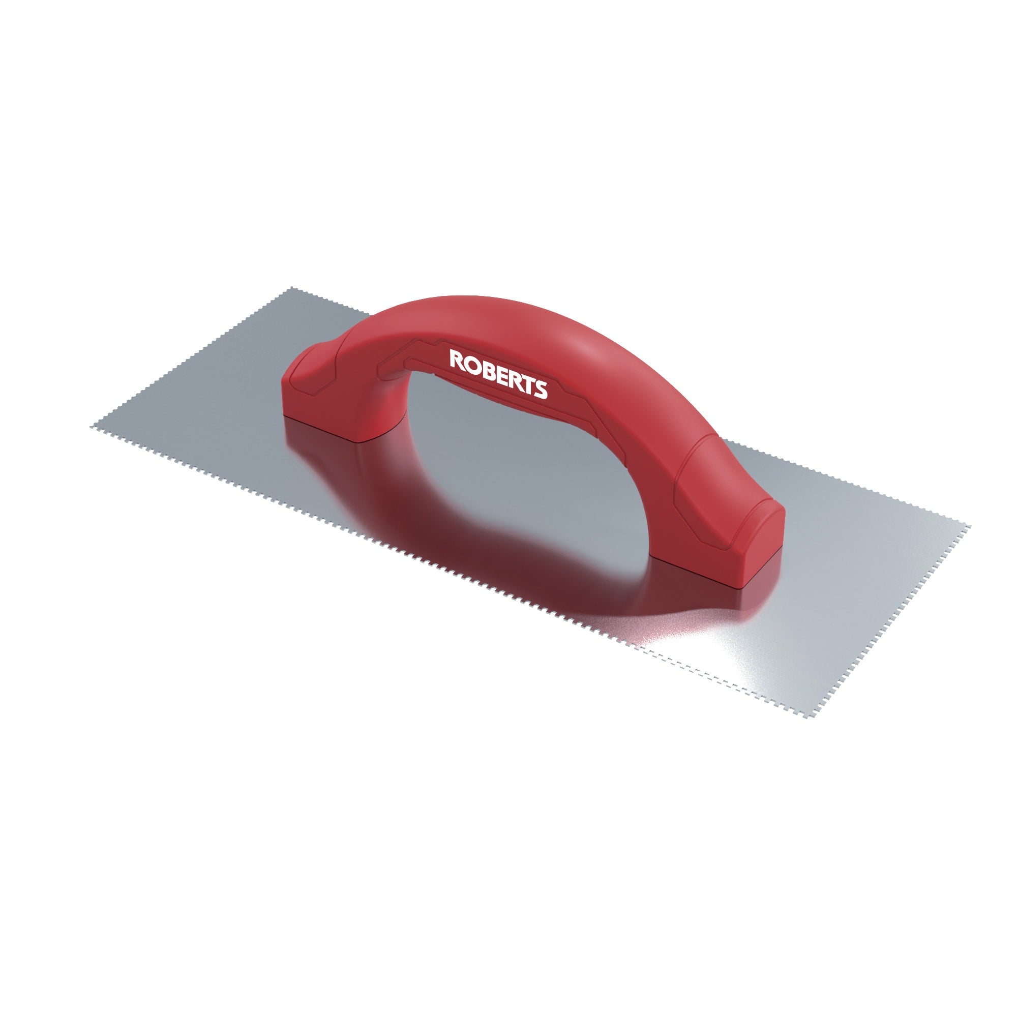 1/4" Flat V & 1/8" Square Dual-Notch Trowel w/ Comfort Grip - 360 Spin Image - 8