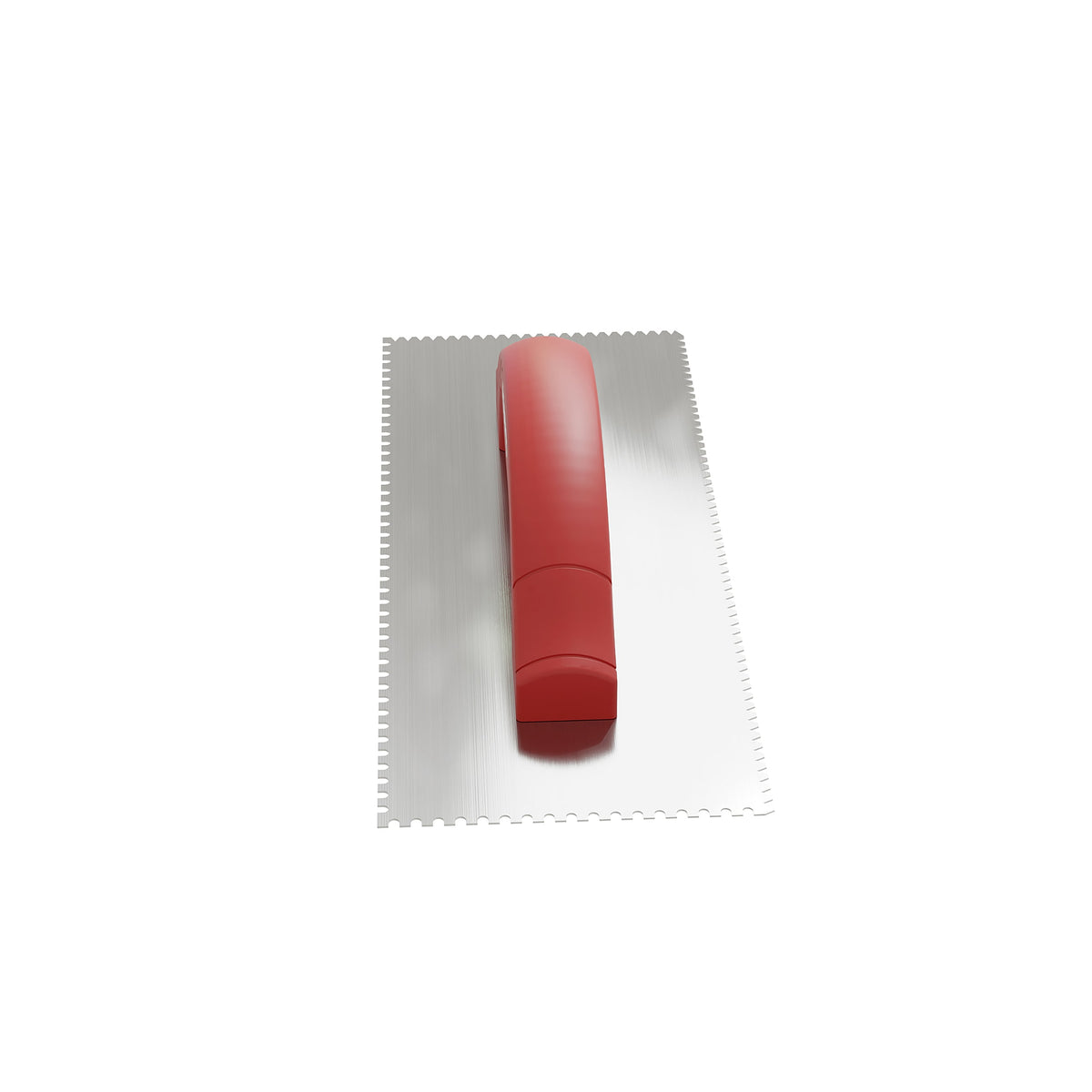 1/4" Flat V & 1/8" U Dual-Notch Trowel w/ Comfort Grip - 360 Spin Image - 8