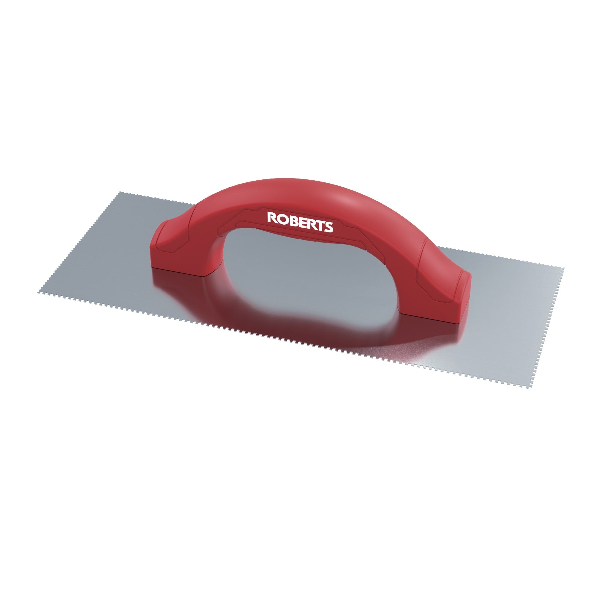 1/4" Flat V & 1/8" Square Dual-Notch Trowel w/ Comfort Grip - 360 Spin Image - 9
