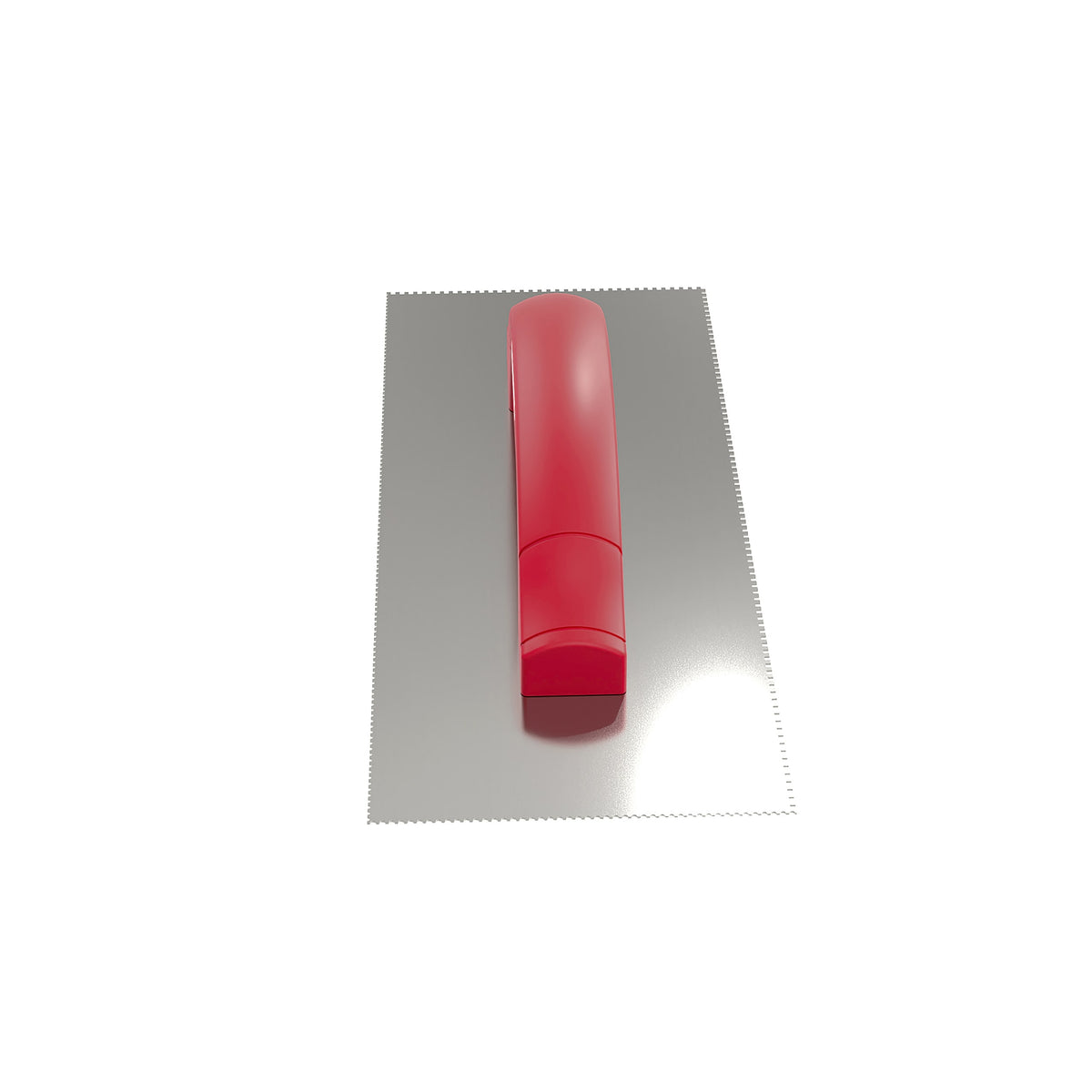 1/4" Flat V & 1/8" Square Dual-Notch Trowel w/ Comfort Grip - 360 Spin Image - 9