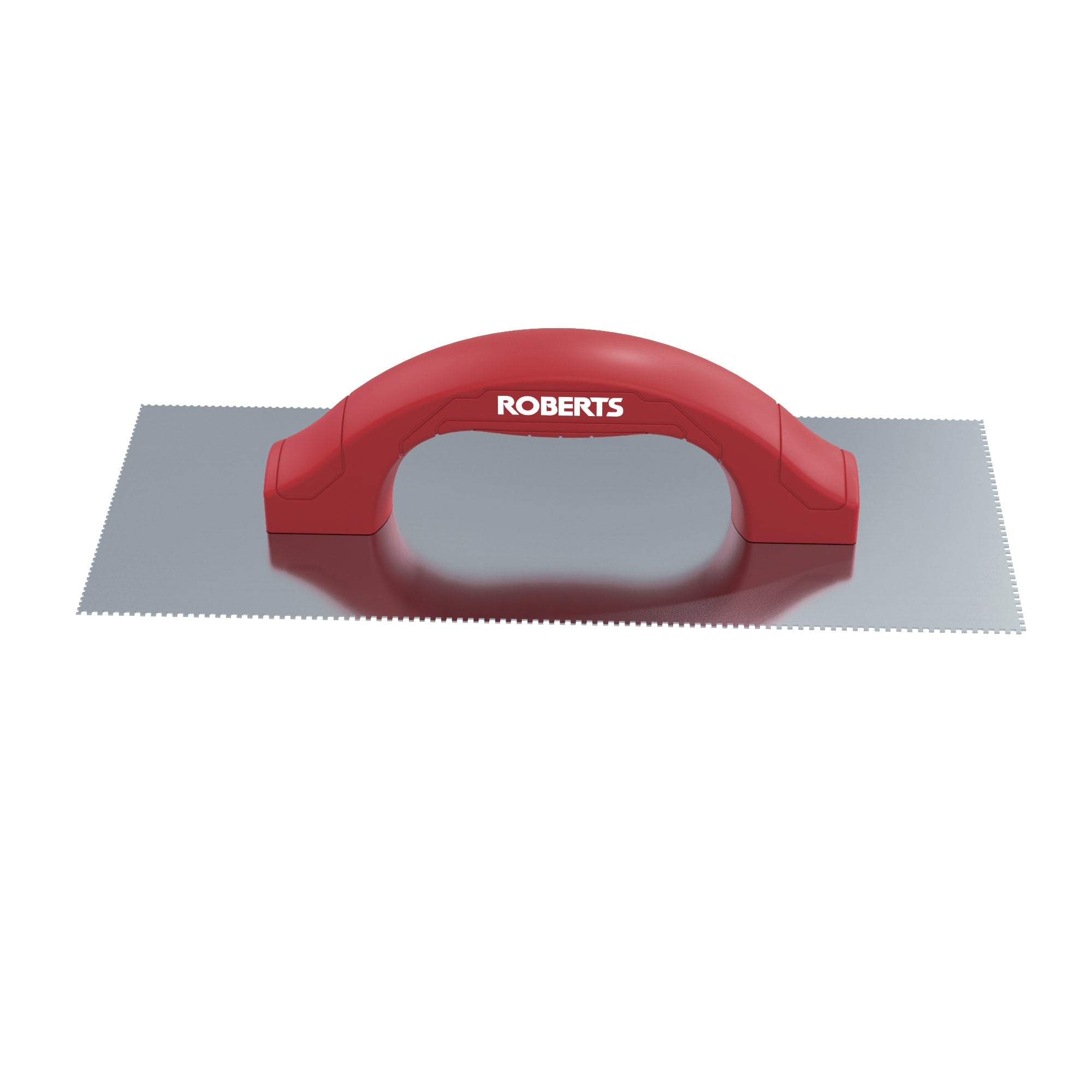 1/4" Flat V & 1/8" Square Dual-Notch Trowel w/ Comfort Grip - 360 Spin Image - 10