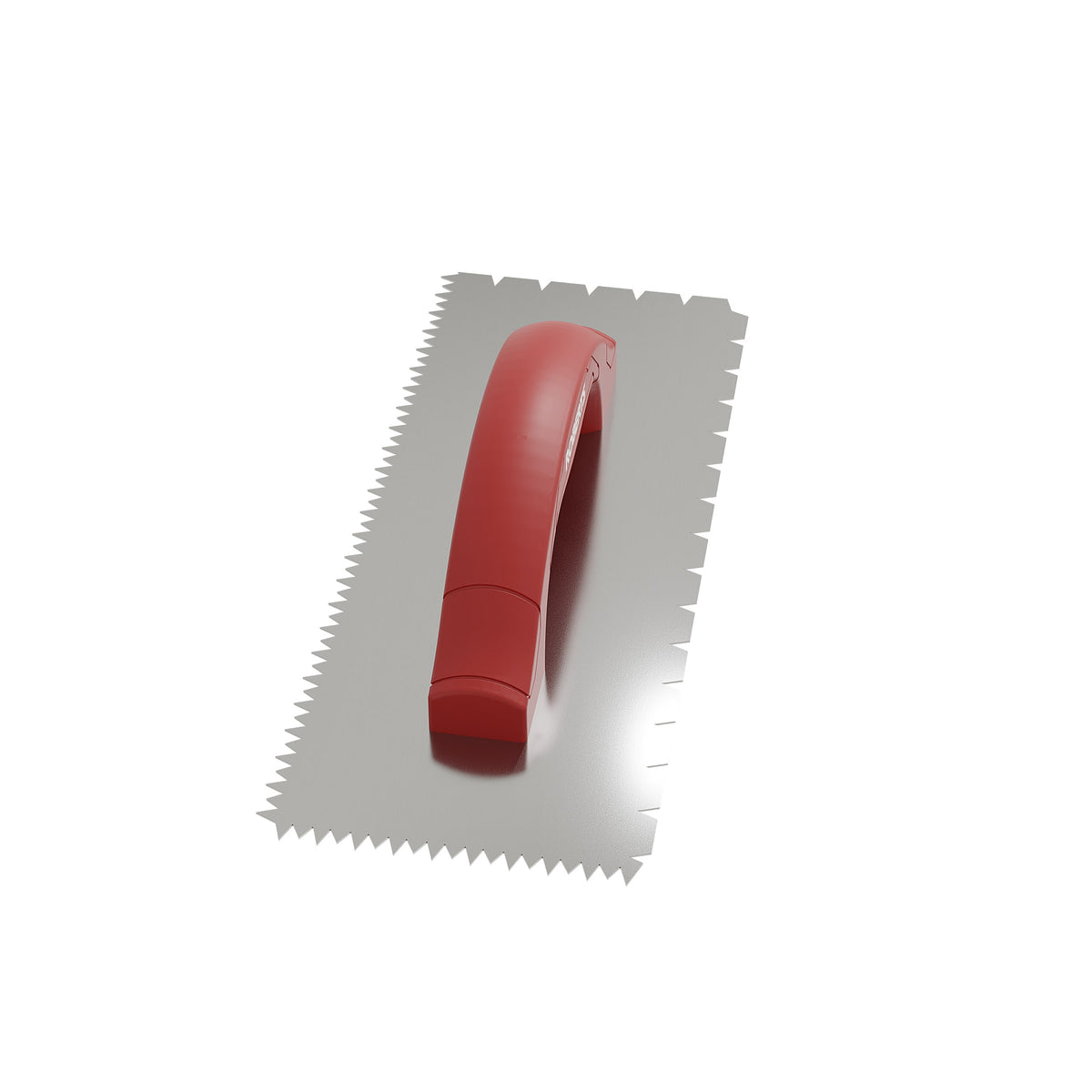 3/16" x 1/4" x 1/2" Flat V & Tiger Tooth Dual-Notch Trowel w/ Comfort Grip - 360 Spin Image - 10