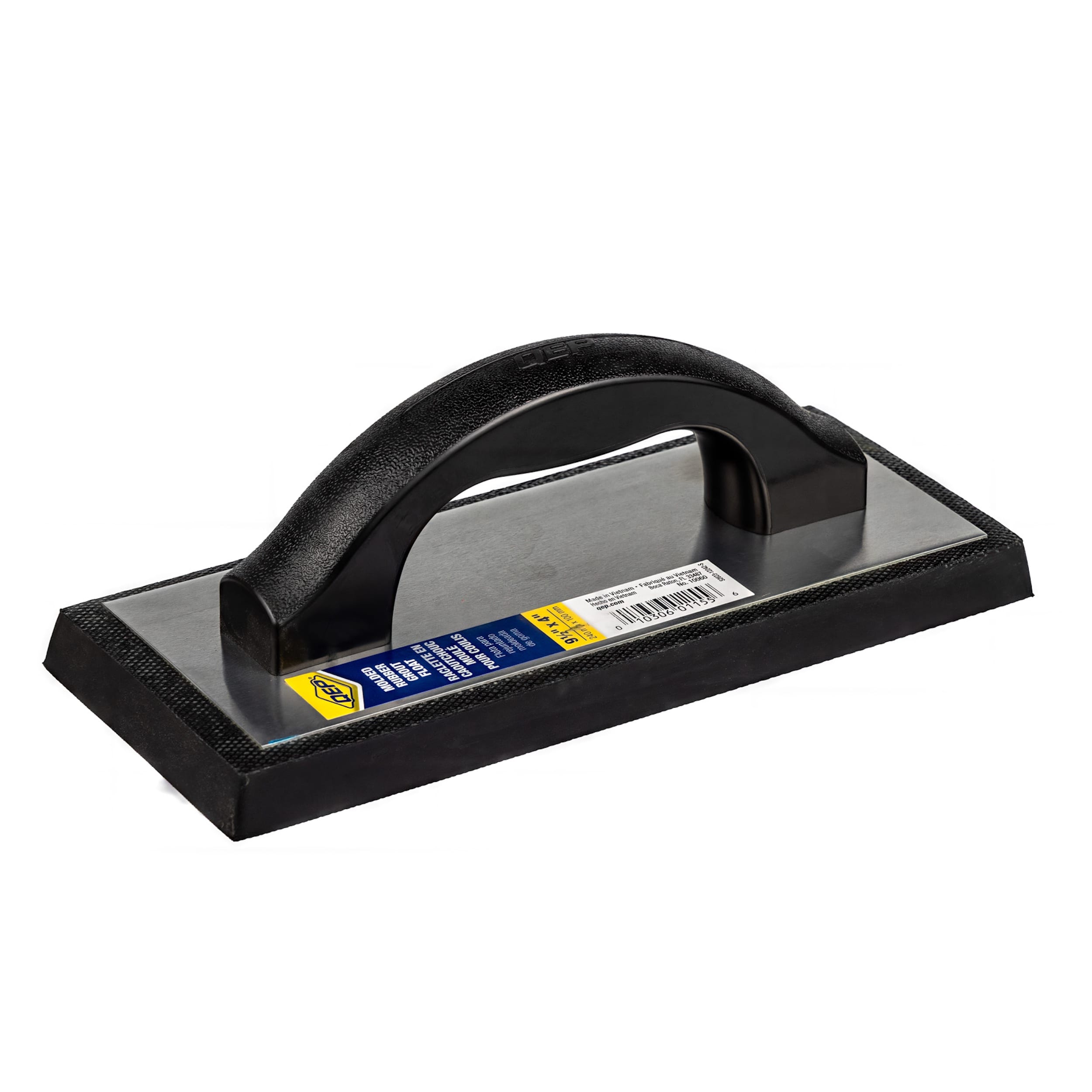 4" x 9.5" Molded Rubber Grout Float with Non-Stick Gum Rubber - 360 Spin Image - 11