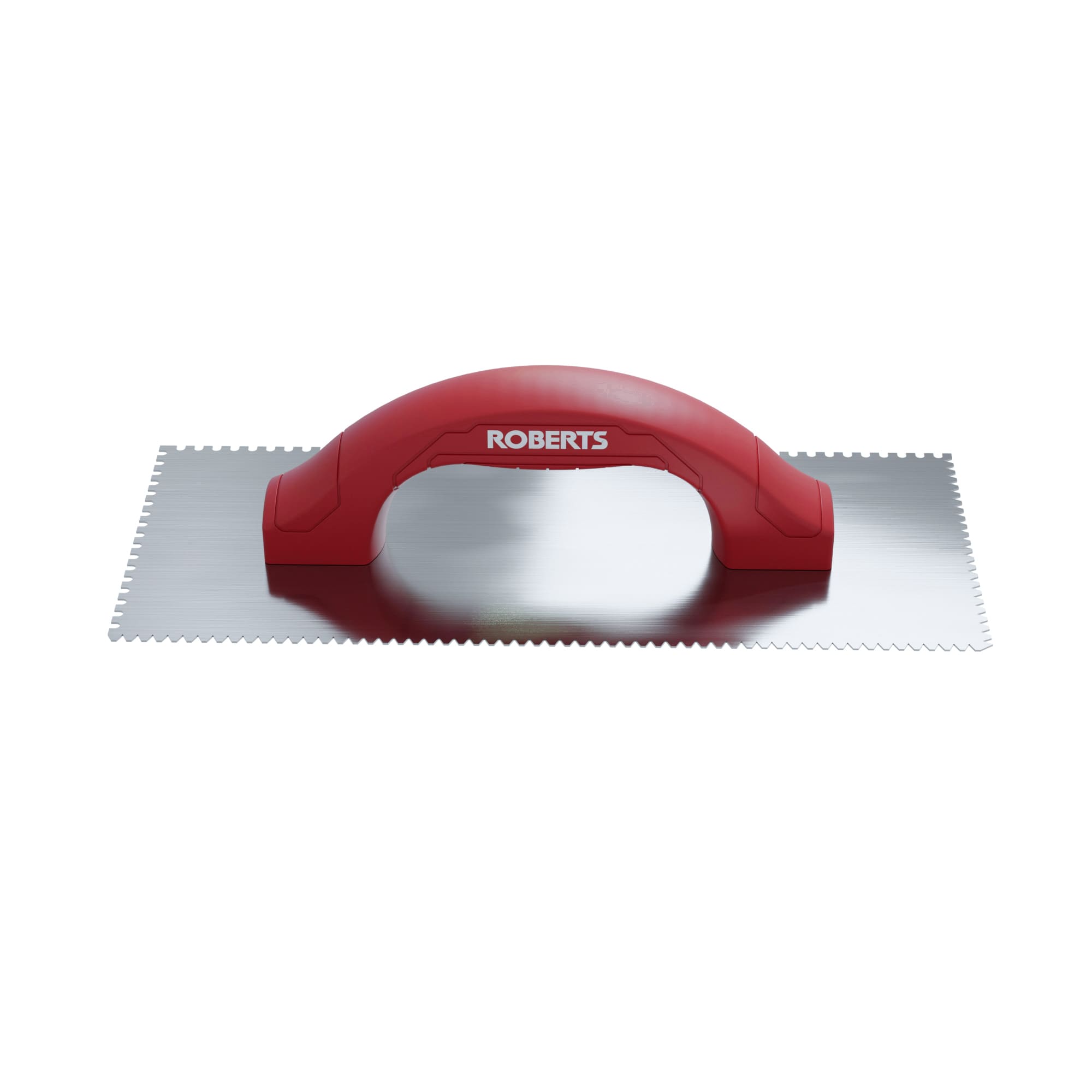 1/4" Flat V & 1/8" U Dual-Notch Trowel w/ Comfort Grip - 360 Spin Image - 11