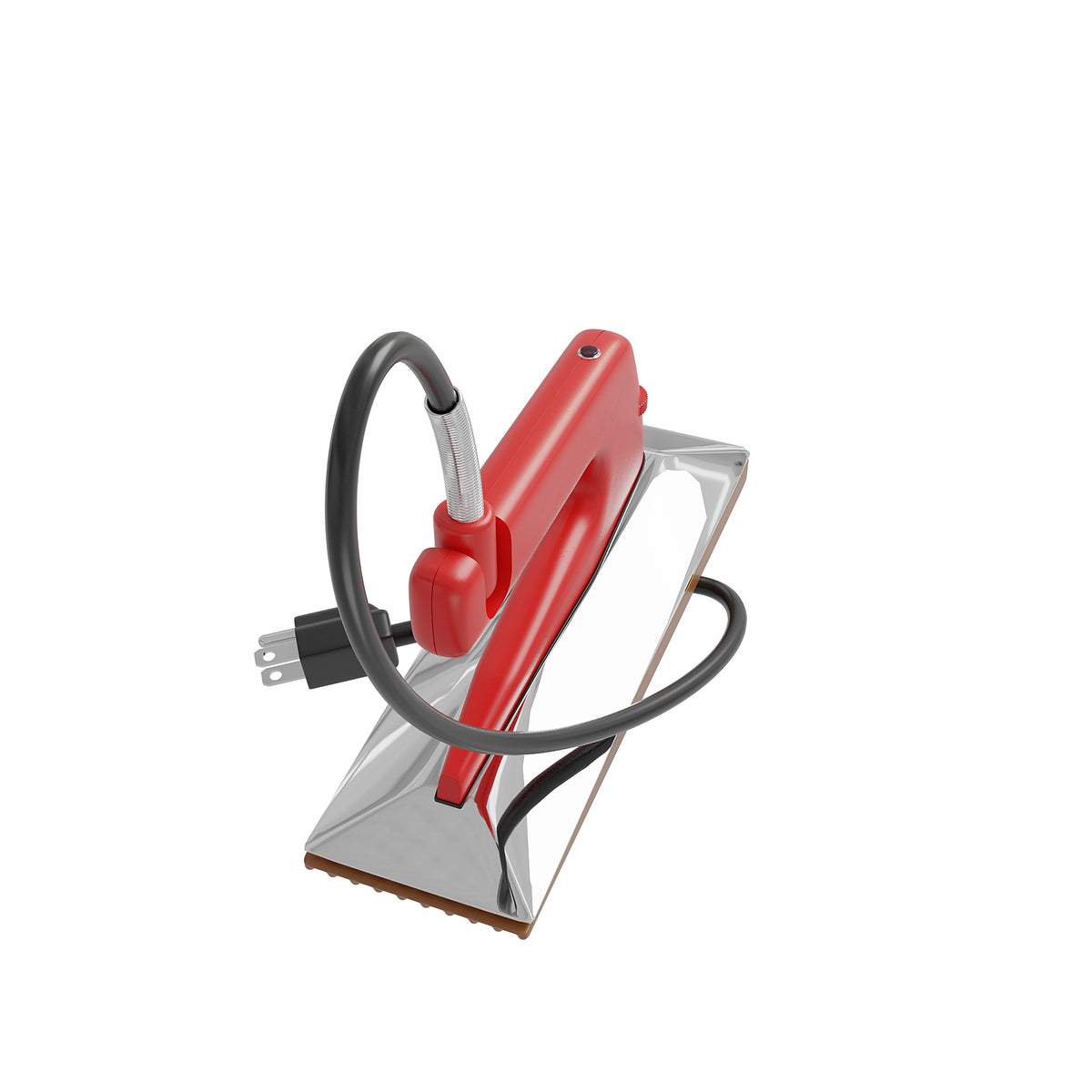 Deluxe Heat Bond Carpet Iron with Non-Stick%2C Grooved Base - 360 Spin Image - 11