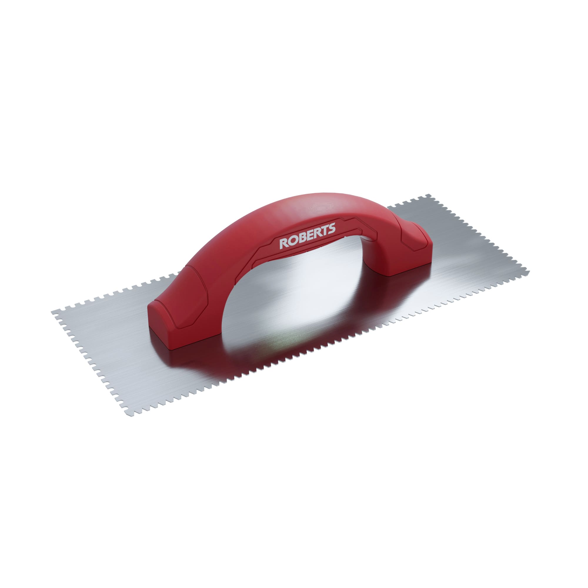 1/4" Flat V & 1/8" U Dual-Notch Trowel w/ Comfort Grip - 360 Spin Image - 13
