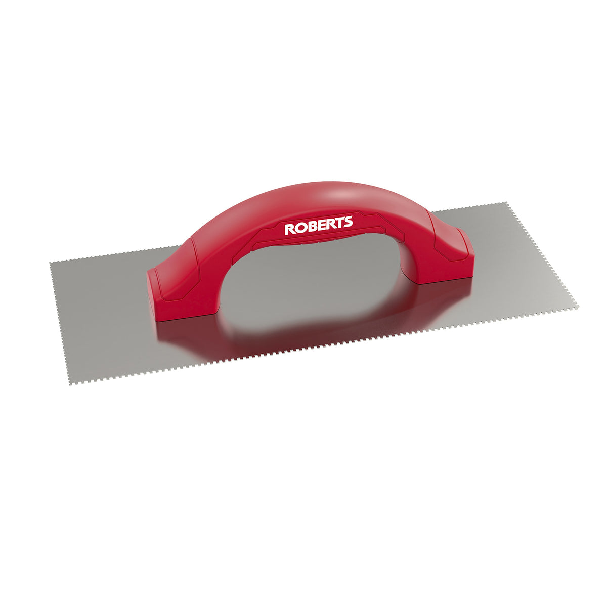 1/4" Flat V & 1/8" Square Dual-Notch Trowel w/ Comfort Grip - 360 Spin Image - 14