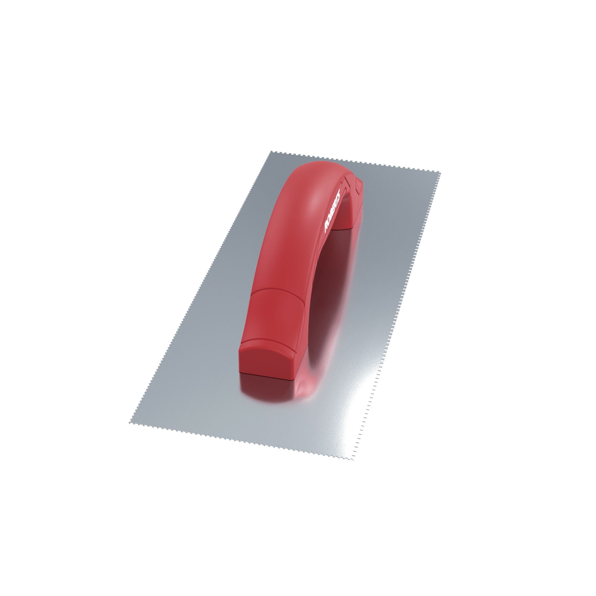 1/4" Flat V & 1/8" Square Dual-Notch Trowel w/ Comfort Grip - 360 Spin Image - 15