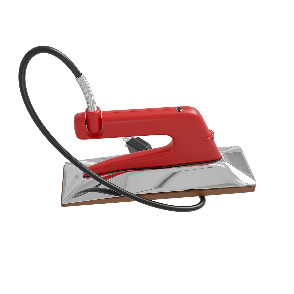 Deluxe Heat Bond Carpet Iron with Non-Stick%2C Grooved Base - 360 Spin Image - 15