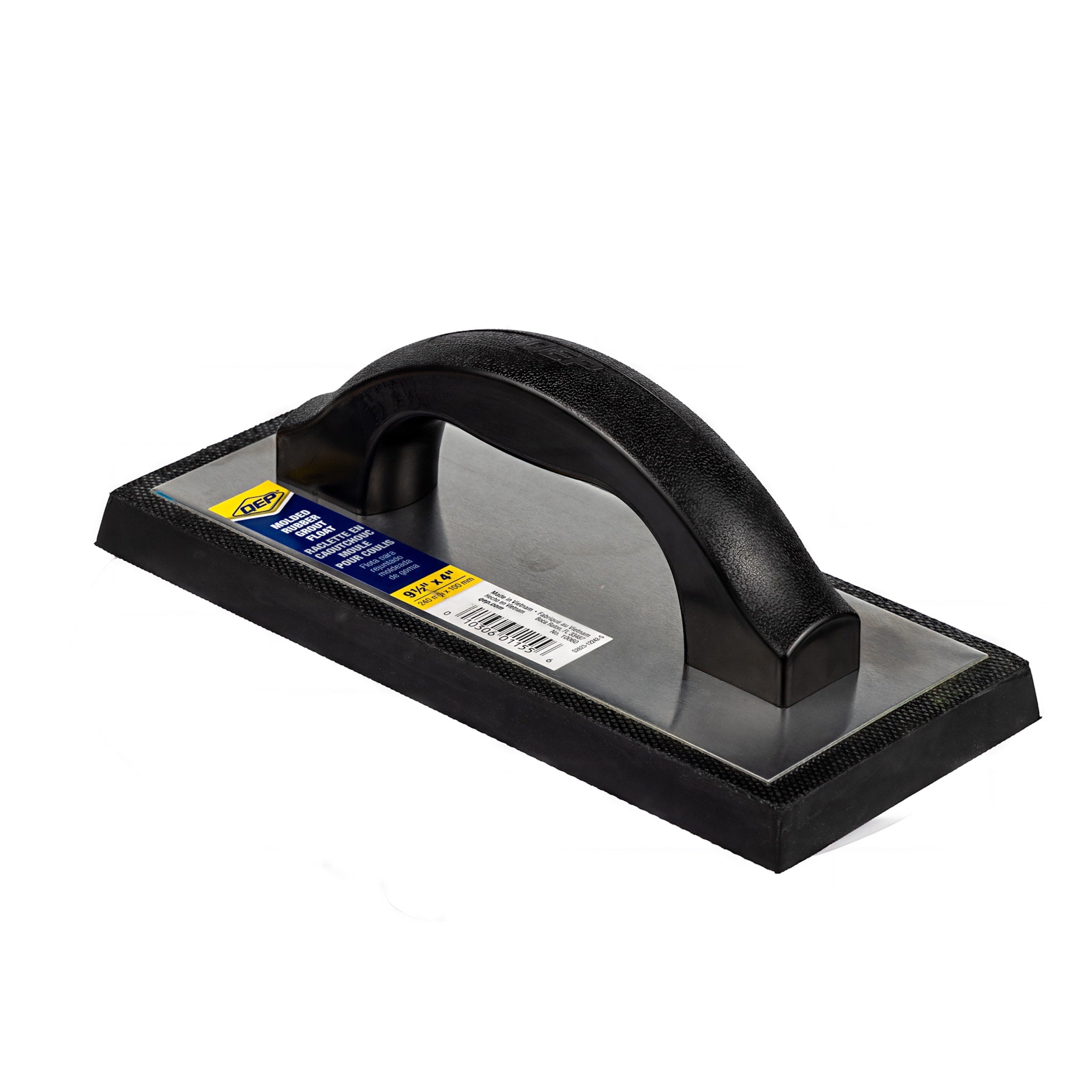 4" x 9.5" Molded Rubber Grout Float with Non-Stick Gum Rubber - 360 Spin Image - 16
