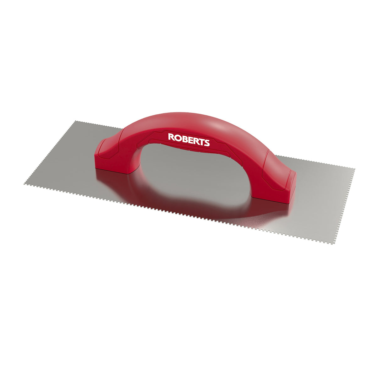 1/4" Flat V & 1/8" Square Dual-Notch Trowel w/ Comfort Grip - 360 Spin Image - 16