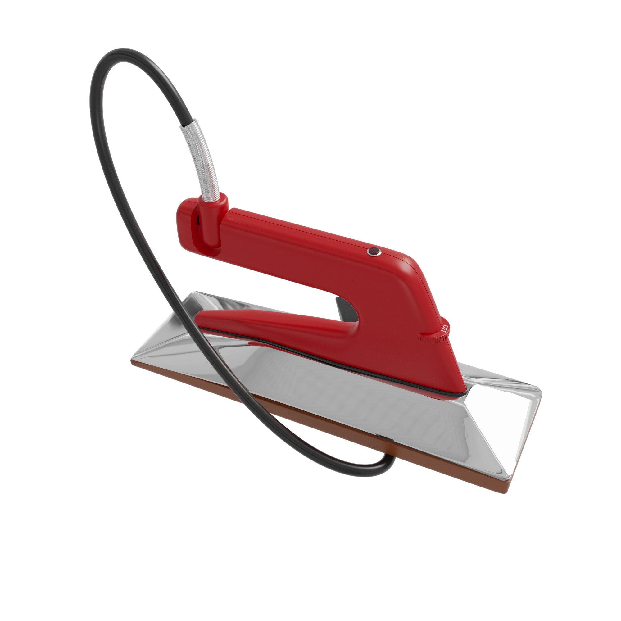Deluxe Heat Bond Carpet Iron with Non-Stick%2C Grooved Base - 360 Spin Image - 17