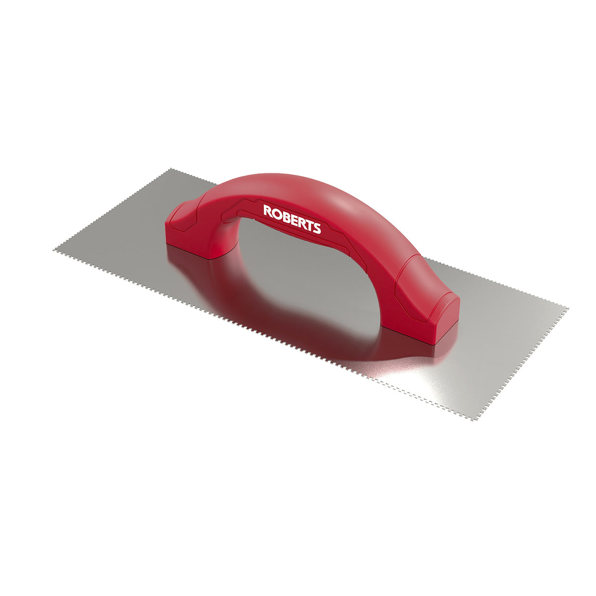 1/4" Flat V & 1/8" Square Dual-Notch Trowel w/ Comfort Grip - 360 Spin Image - 17