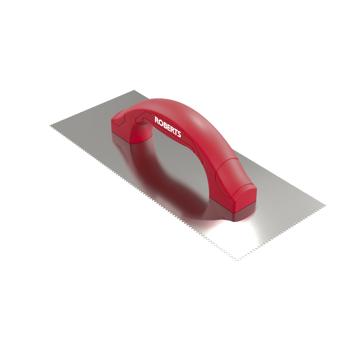 1/4" Flat V & 1/8" Square Dual-Notch Trowel w/ Comfort Grip - 360 Spin Image - 18