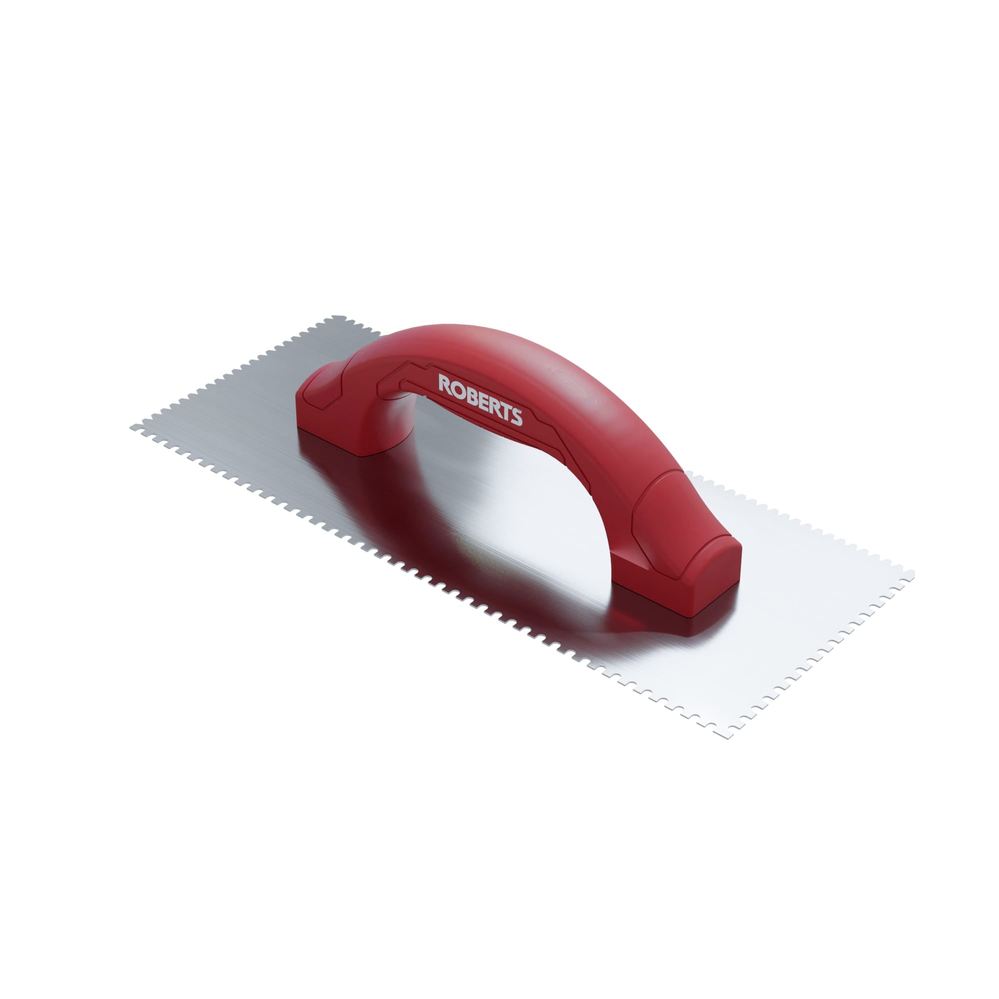 1/4" Flat V & 1/8" U Dual-Notch Trowel w/ Comfort Grip - 360 Spin Image - 20