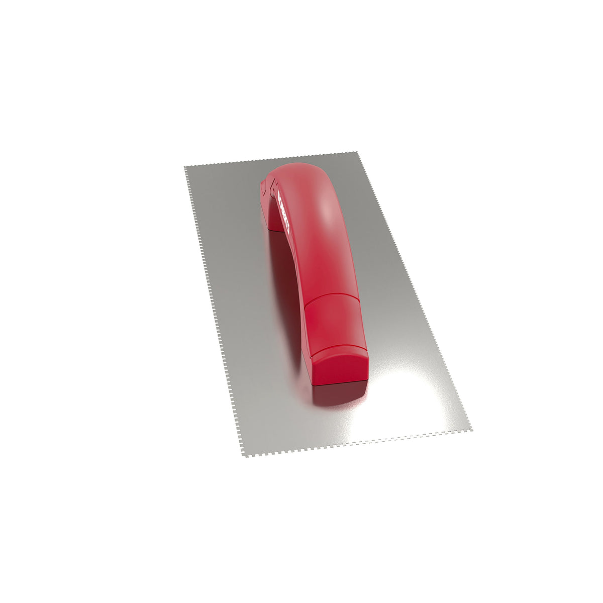 1/4" Flat V & 1/8" Square Dual-Notch Trowel w/ Comfort Grip - 360 Spin Image - 20