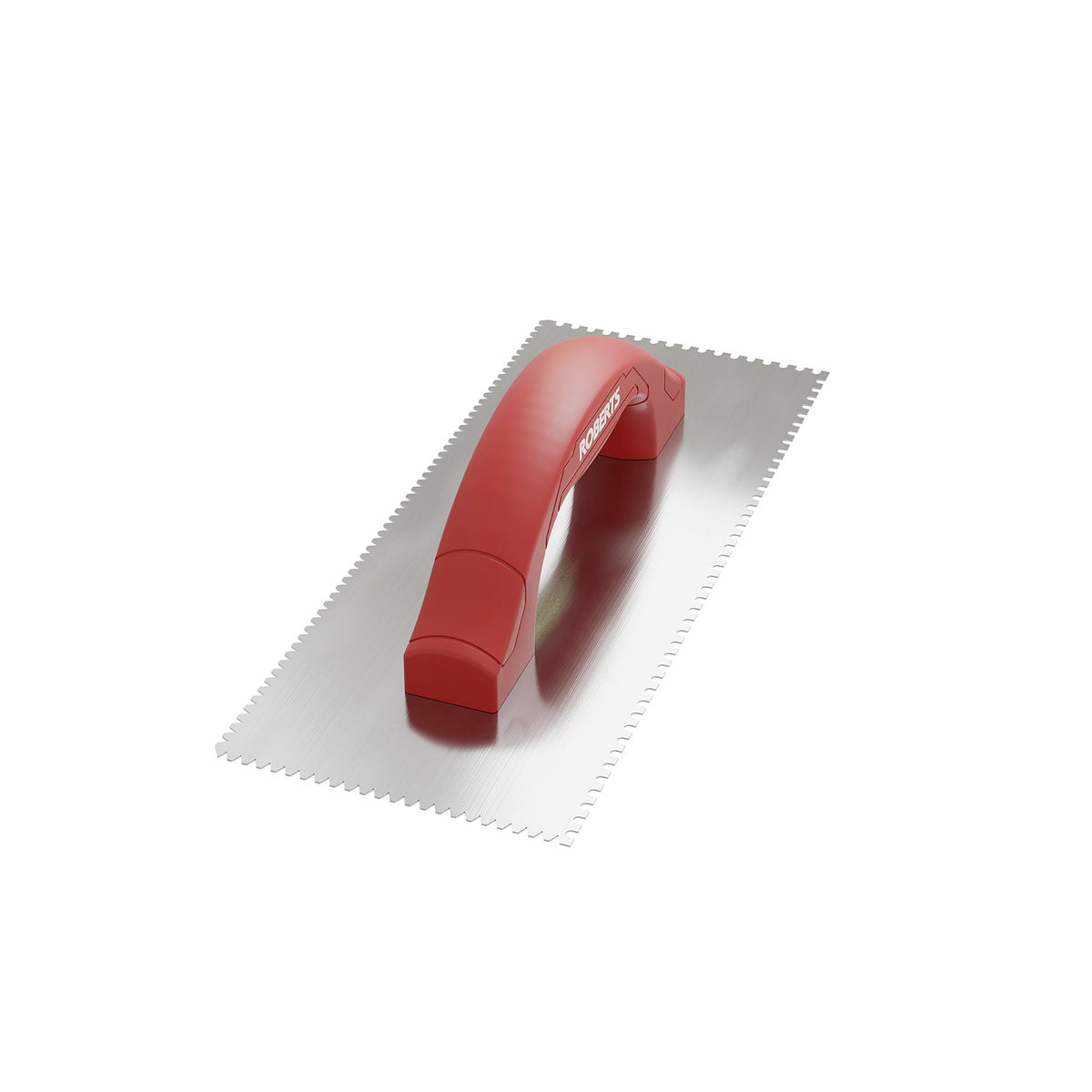 1/4" Flat V & 1/8" U Dual-Notch Trowel w/ Comfort Grip - 360 Spin Image - 21