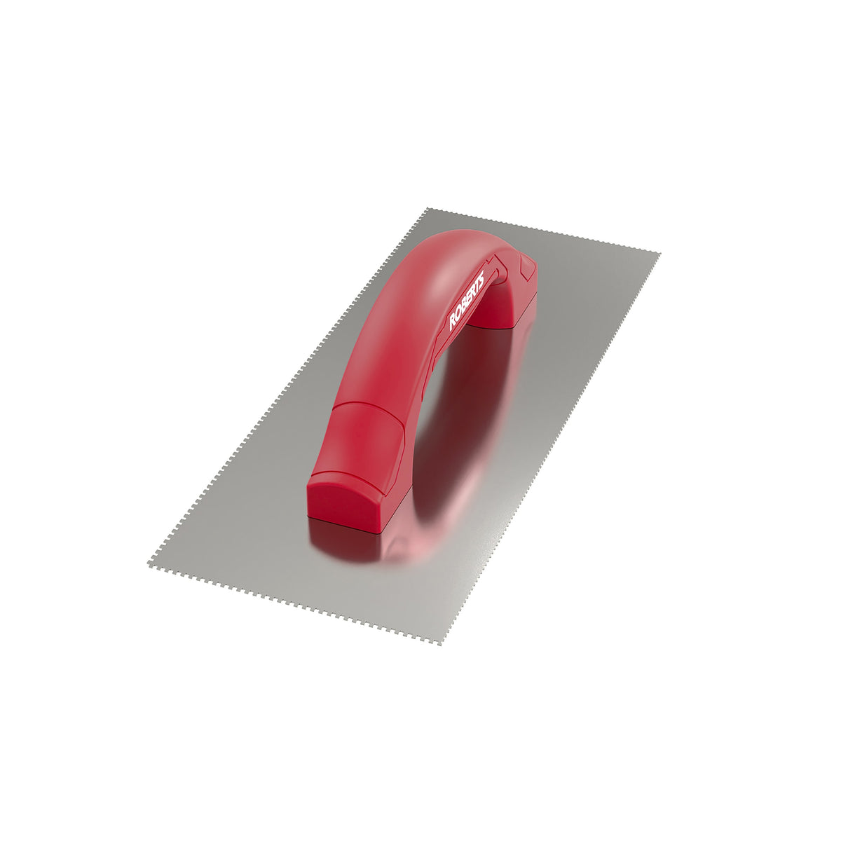 1/4" Flat V & 1/8" Square Dual-Notch Trowel w/ Comfort Grip - 360 Spin Image - 22