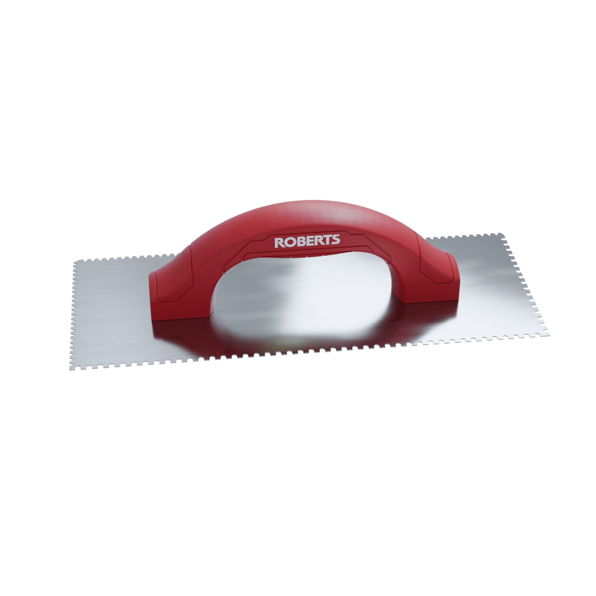 1/4" Flat V & 1/8" U Dual-Notch Trowel w/ Comfort Grip - 360 Spin Image - 23
