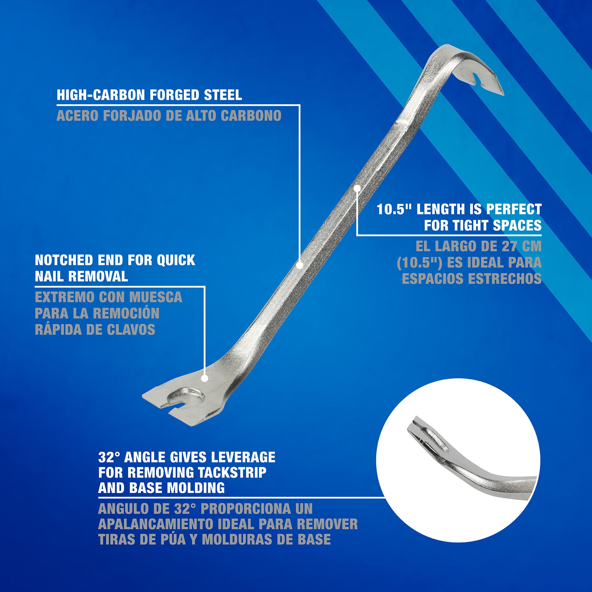 Professional Molding Pry Bar - 2