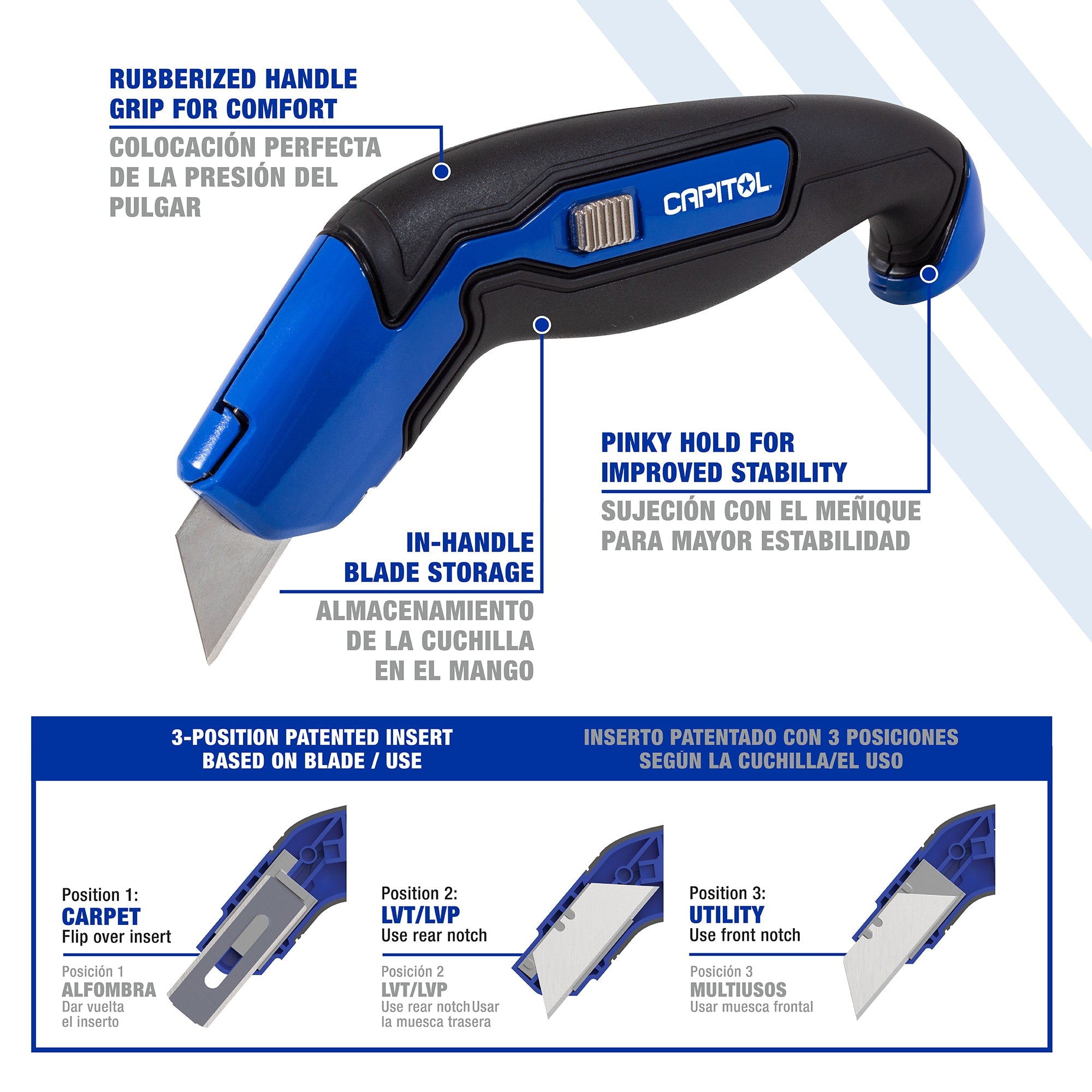 3-in-1 Carpet%2C LVT & Utility Knife - 2