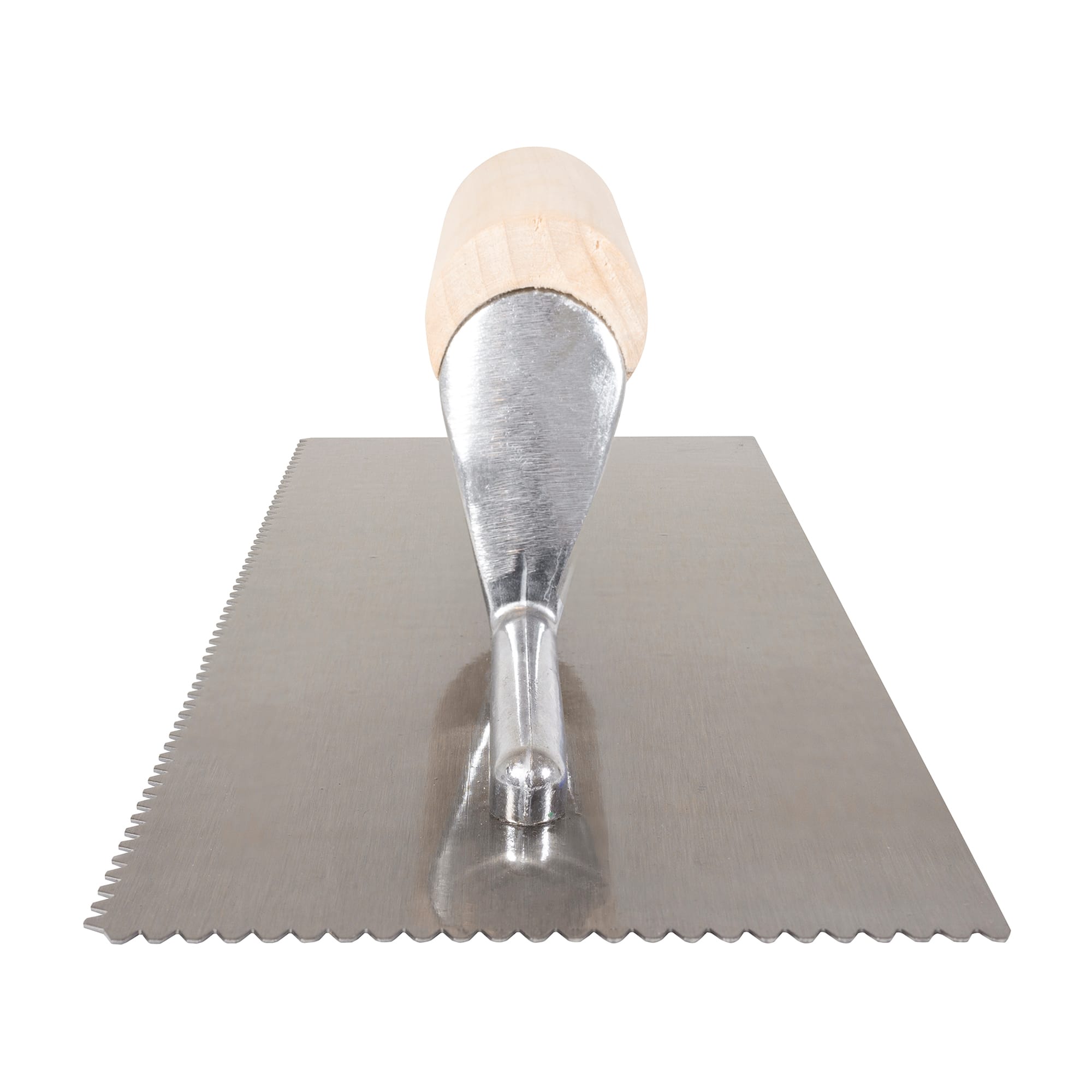 1/8" x 1/8" x 1/16" Flat Top V-Notch Pro Flooring Adhesive Trowel - 5