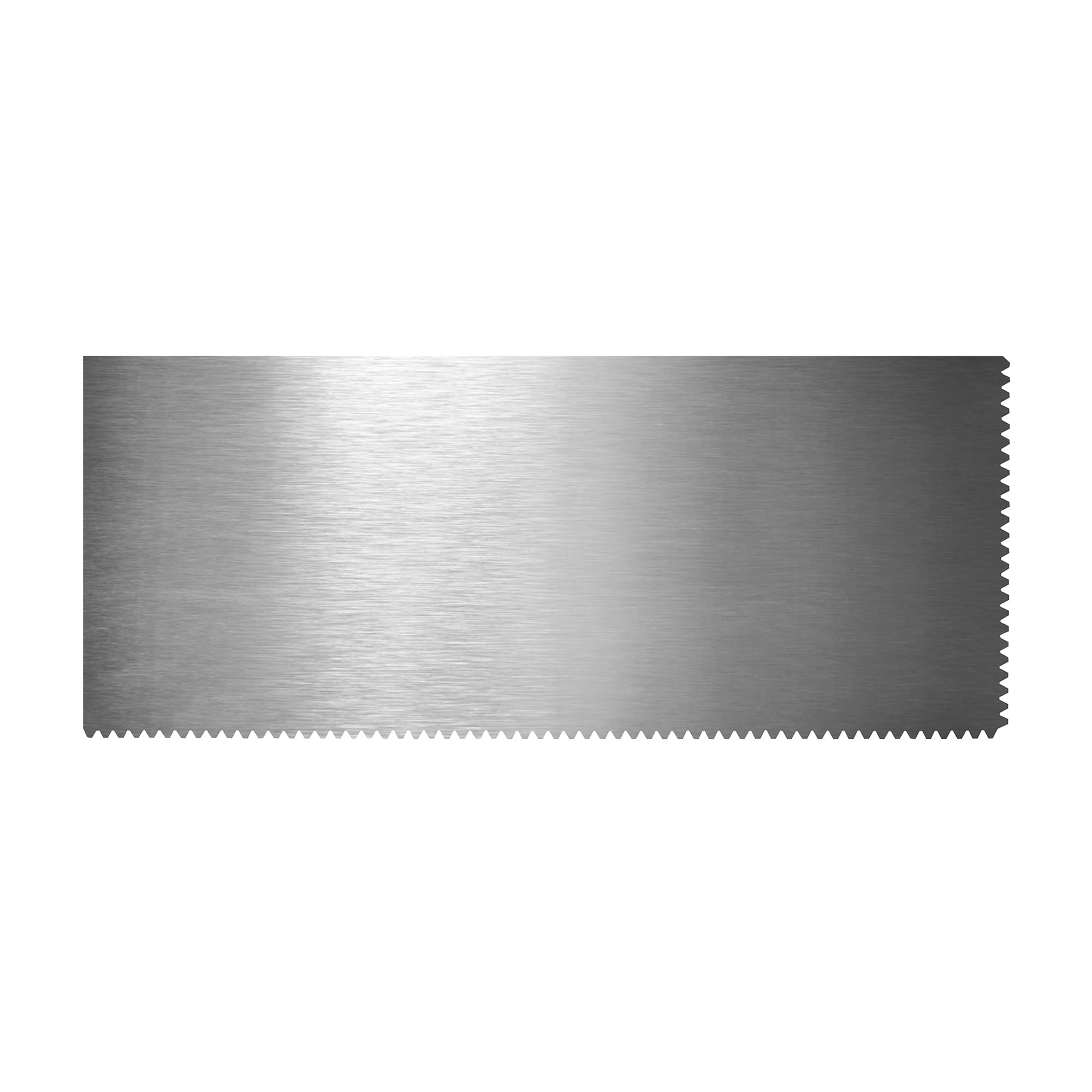 1/8" x 1/8" x 1/16" Flat Top V-Notch Pro Flooring Adhesive Trowel - 6