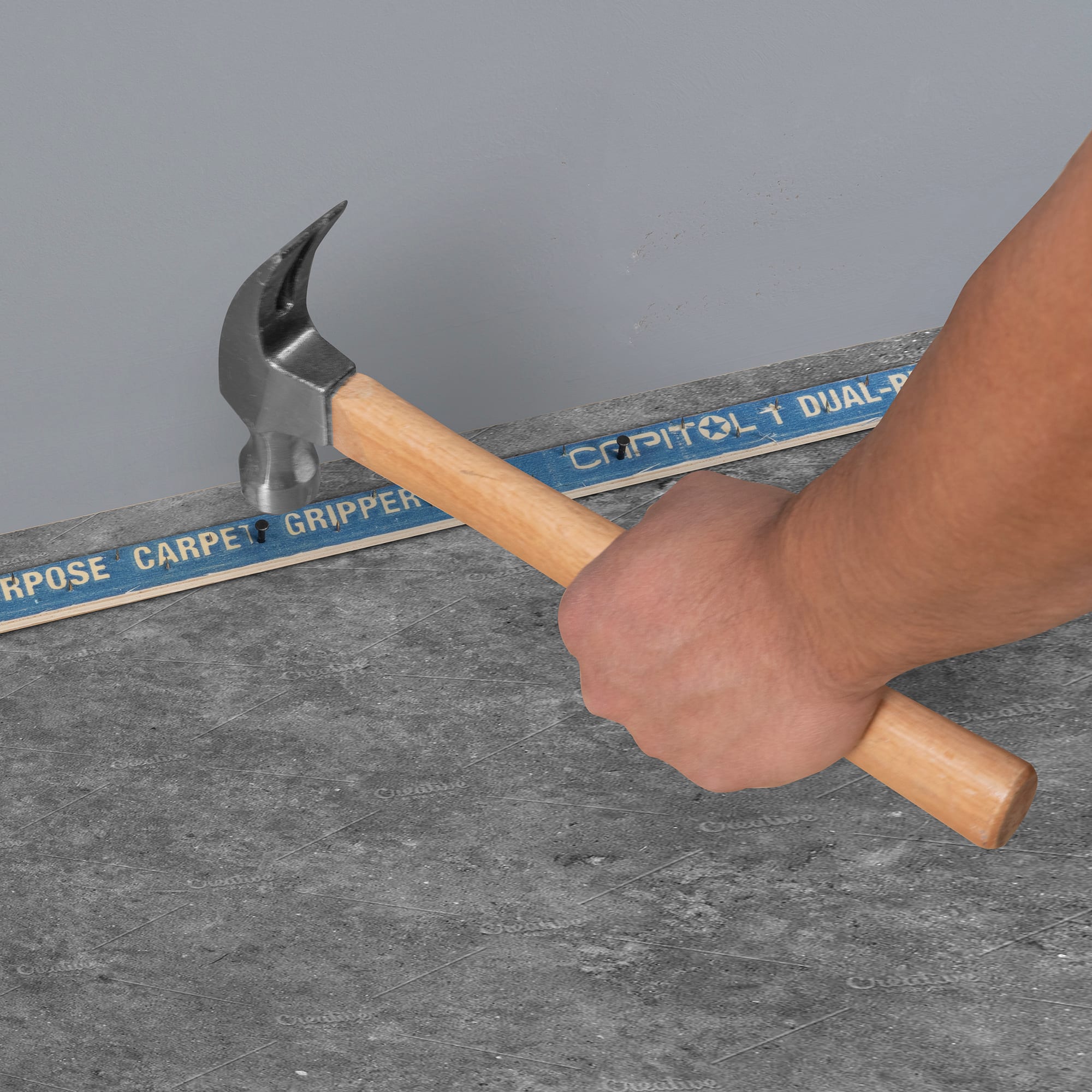 7/8" Tack Strip for Wood & Concrete Subfloors (3 pack) - 2
