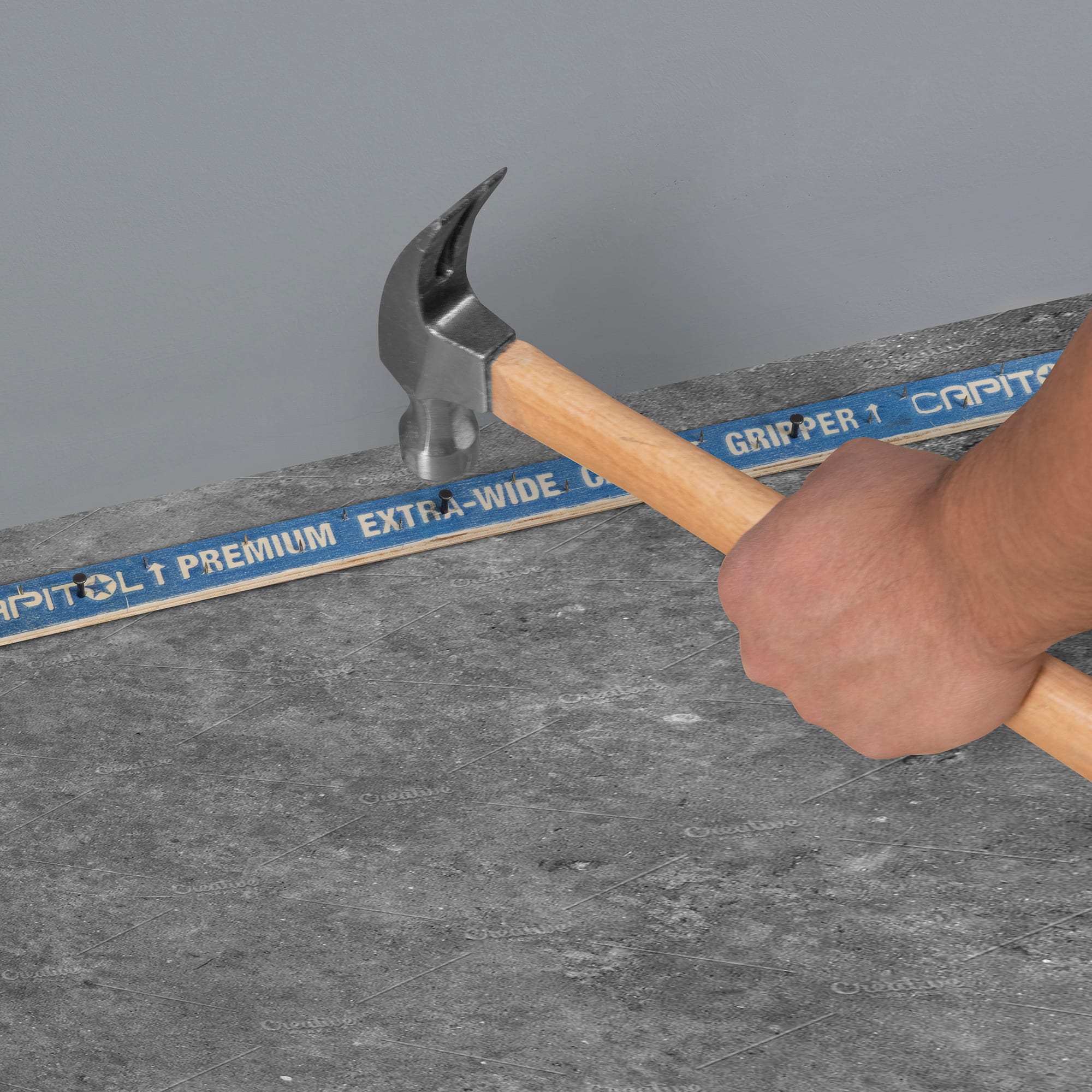 1" Extra-Wide Tack Strip for Concrete Subfloors (100 pack) - 2