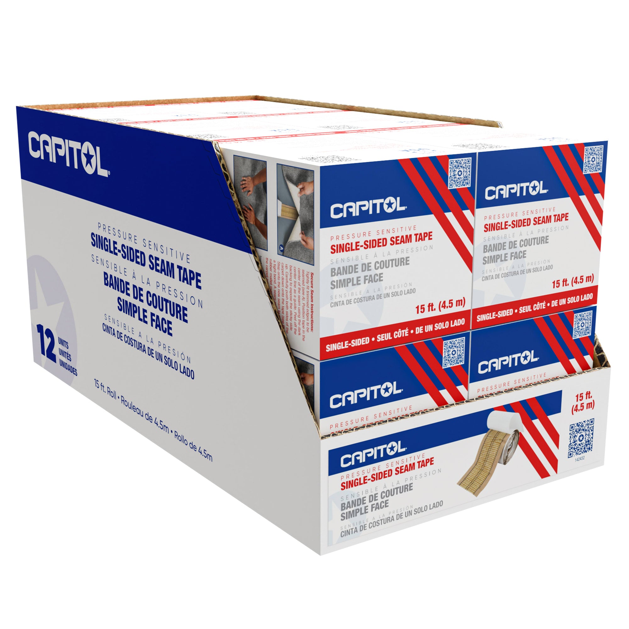 Capitol Pressure Sensitive Single-Sided Tape